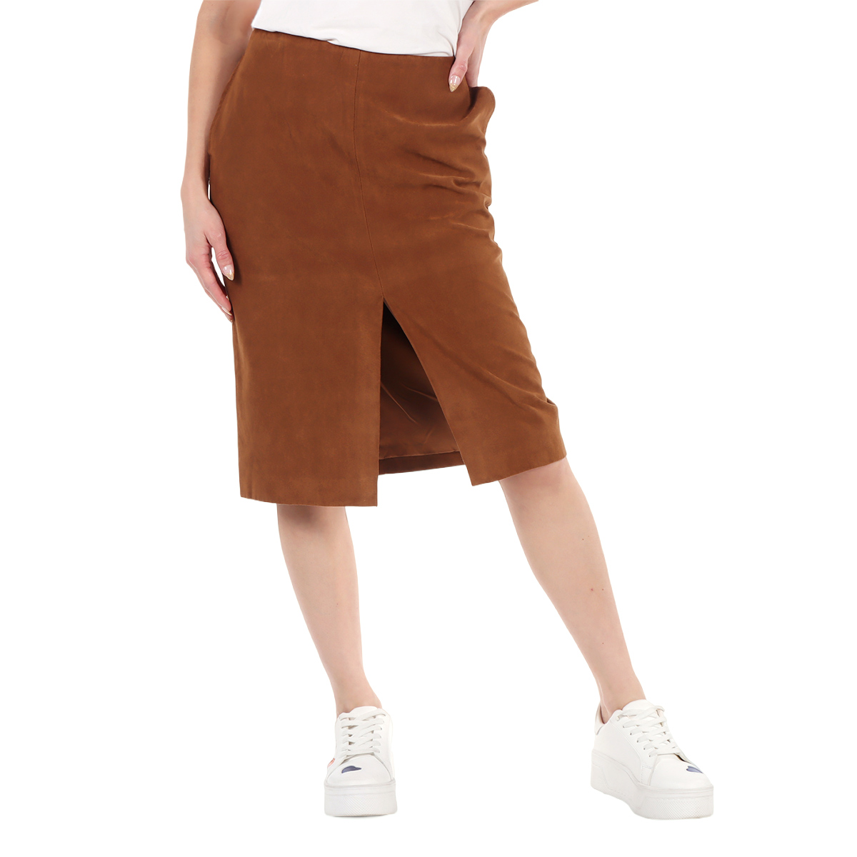 Falda Midi Elegante y Vers&aacute;til Lifestyler para Mujer image number null