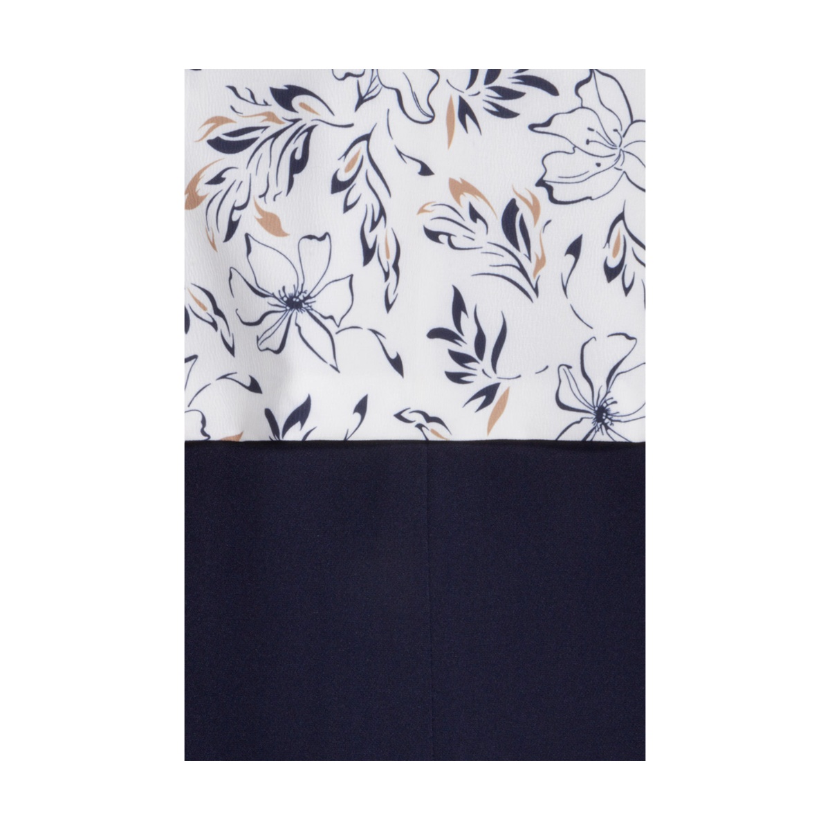Conjunto Dos Piezas Saco Estampado Y Vestido Liso Joces Para Mujer image number null