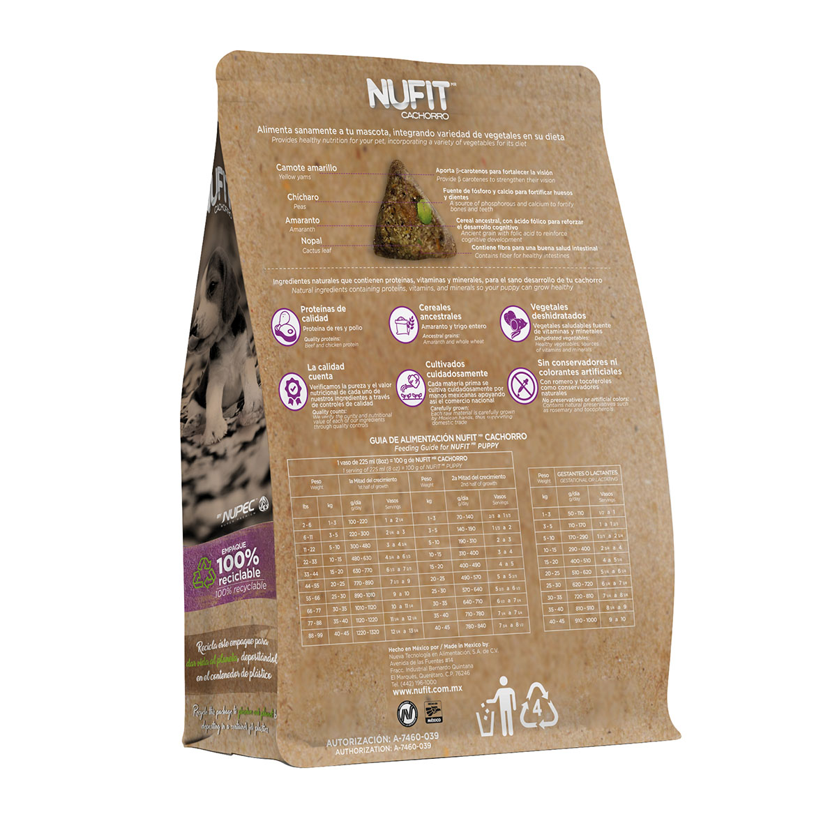 Alimento Croqueta Para Perro Nufit Cachorro 8Kg image number null