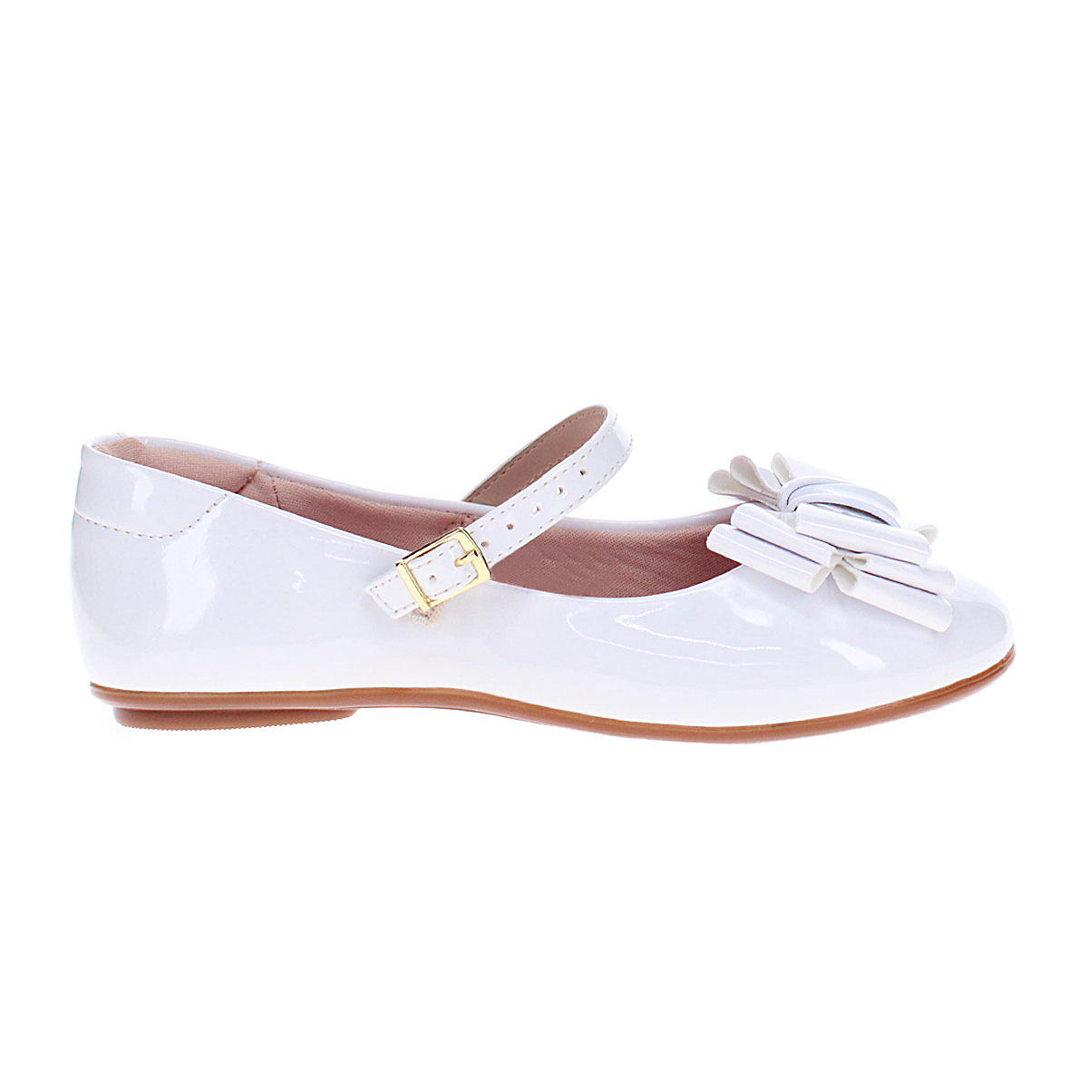Zapato Con Hebilla 19-23 Blanco Molekinha image number null