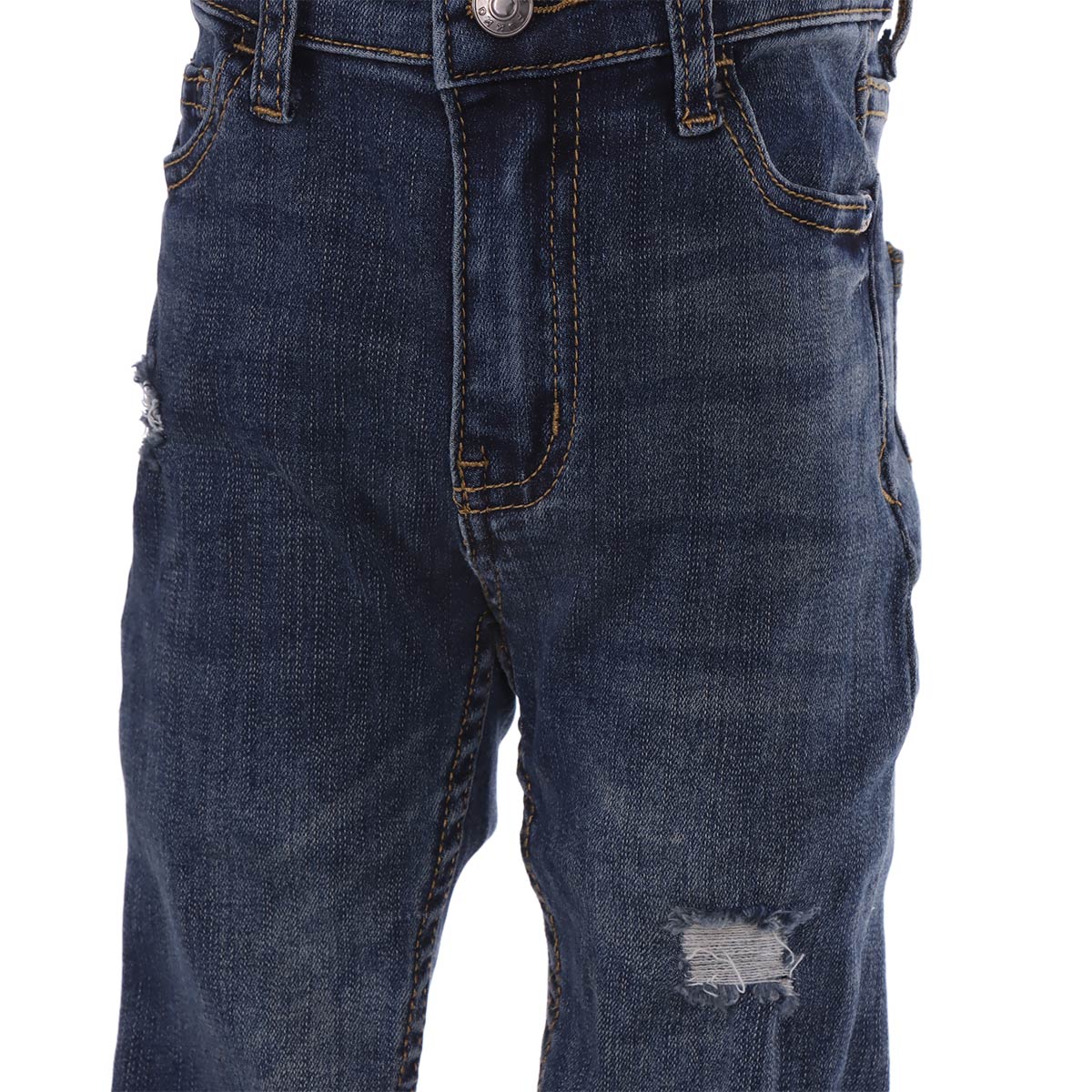 Jeans Denim Desgarres  Ajuste Regular Fukka para Beb&eacute; image number null
