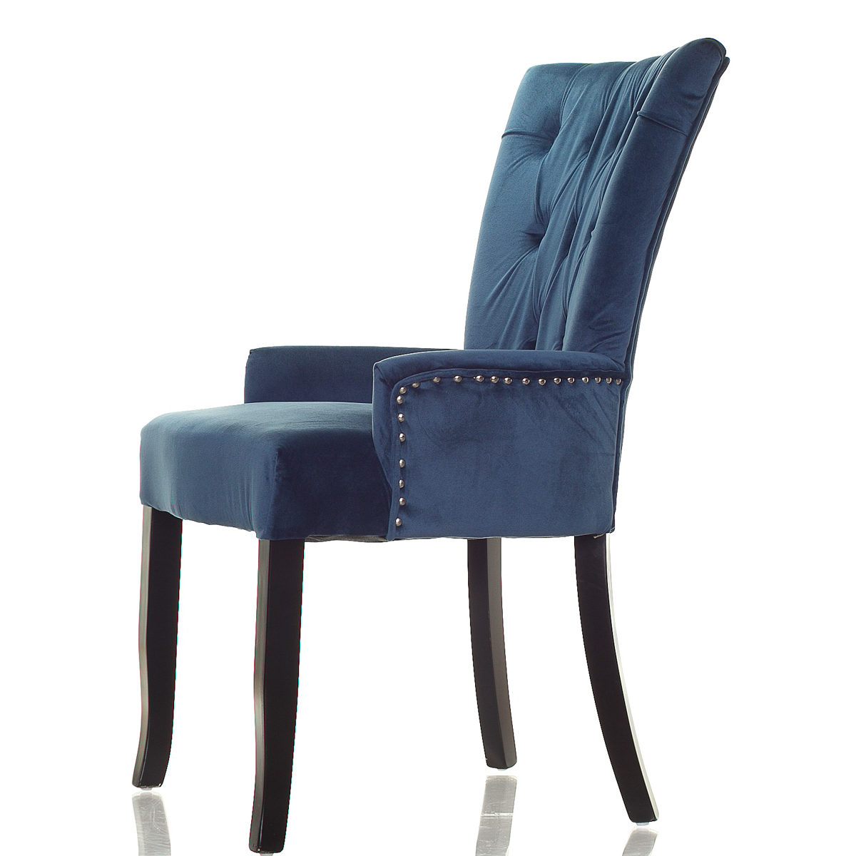 Silla Reyna Velvet Navy Vintage Home image number null