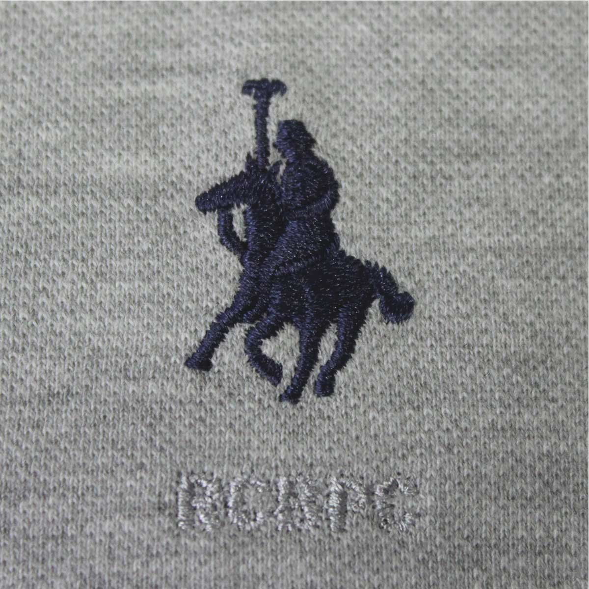 Playera Talla Plus Polo Manga Corta Jaspe Gris RCB Polo Club Modelo elo 104Bpgris Para Hombre image number null