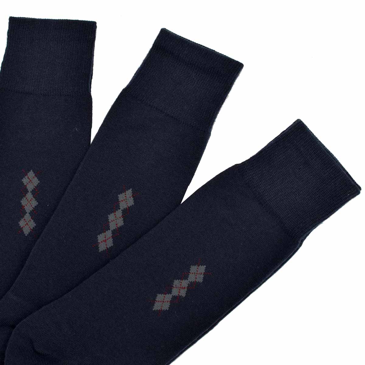 Paquete Con 3 Calcetines Para Hombre Perry Ellis Modelo elo 2245 A image number null