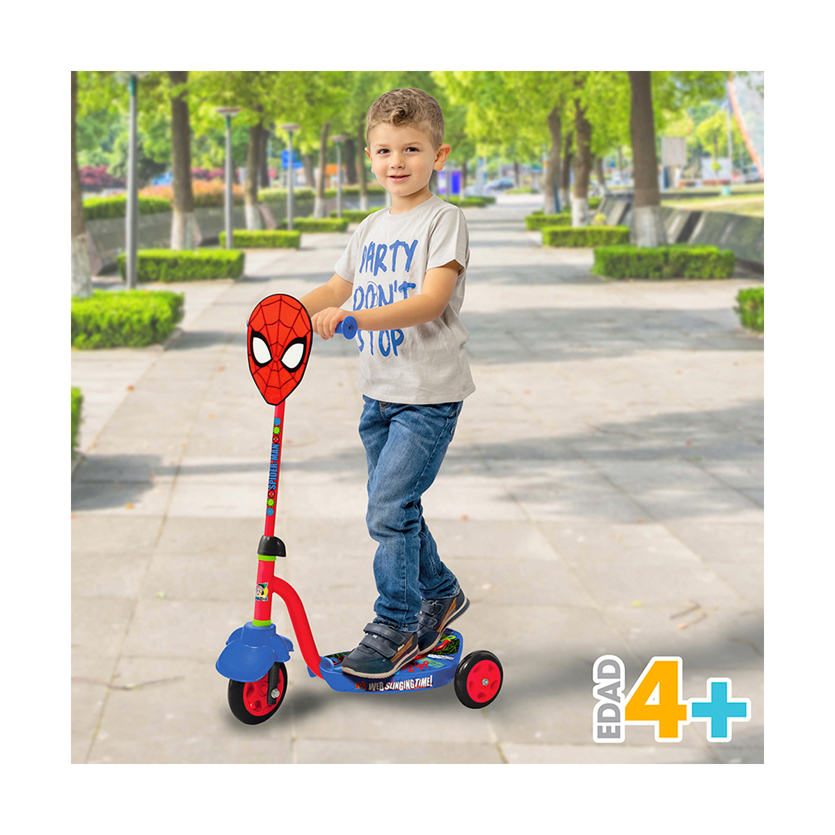 Tri-Scooter Spiderman Flying Wheel image number null