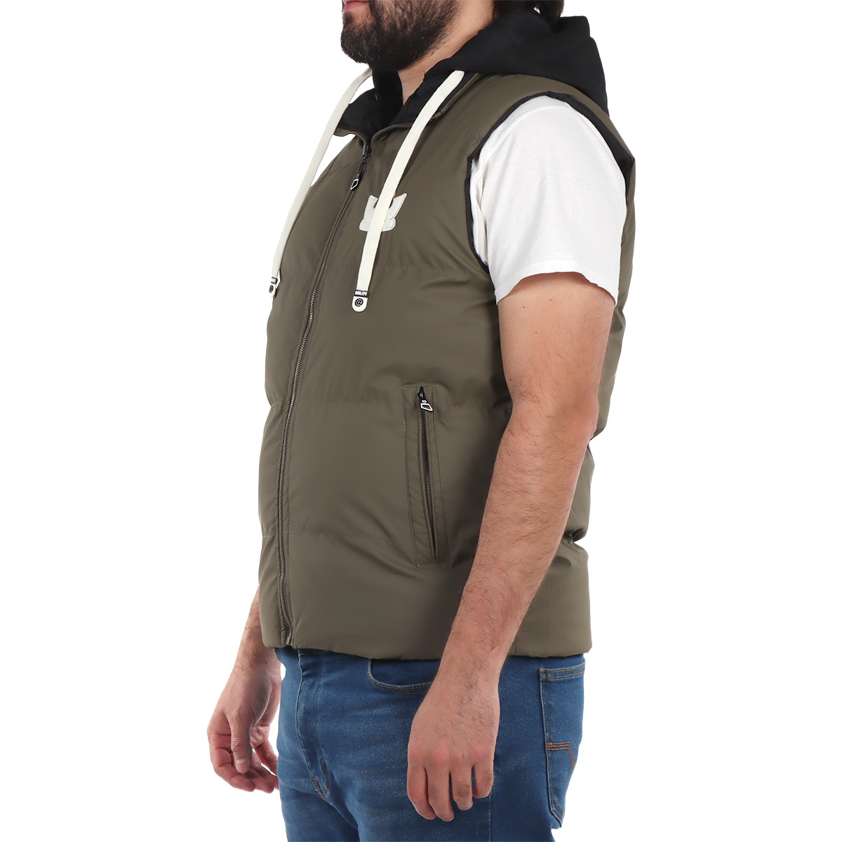 Chaleco Capitonado Cierre y Capucha Roosevelt para Hombre image number null