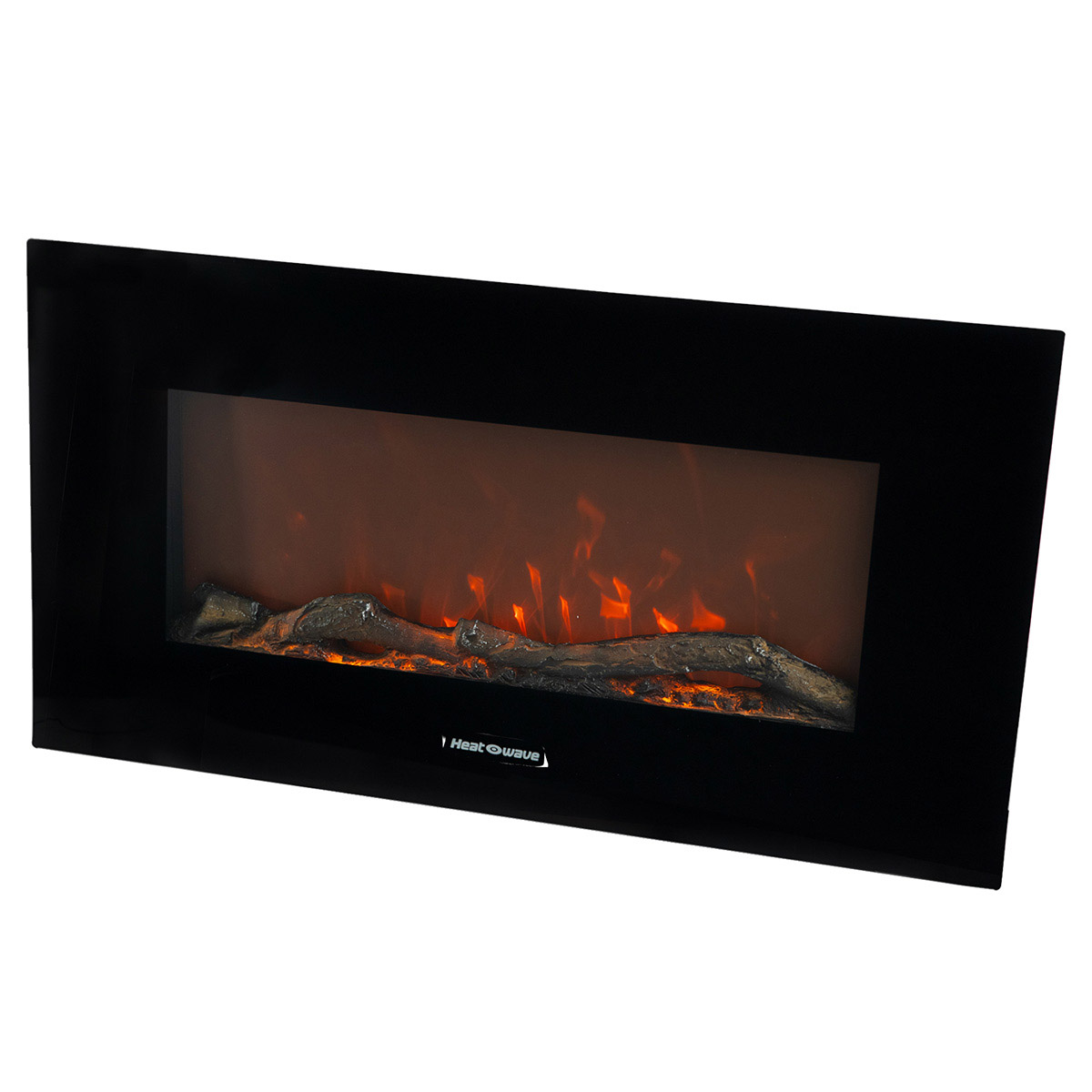 Calefactor Negro Tipo Chimenea Heat Wave Para Interior image number null