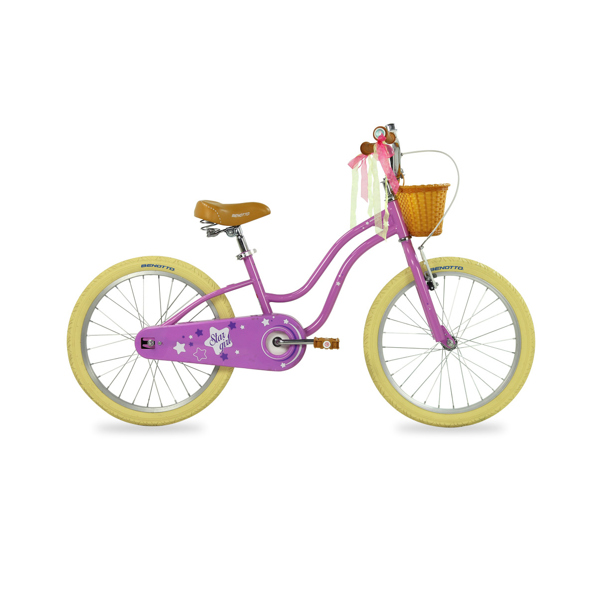 Bicicleta Star Girl R20 Acero Morado Benotto image number null