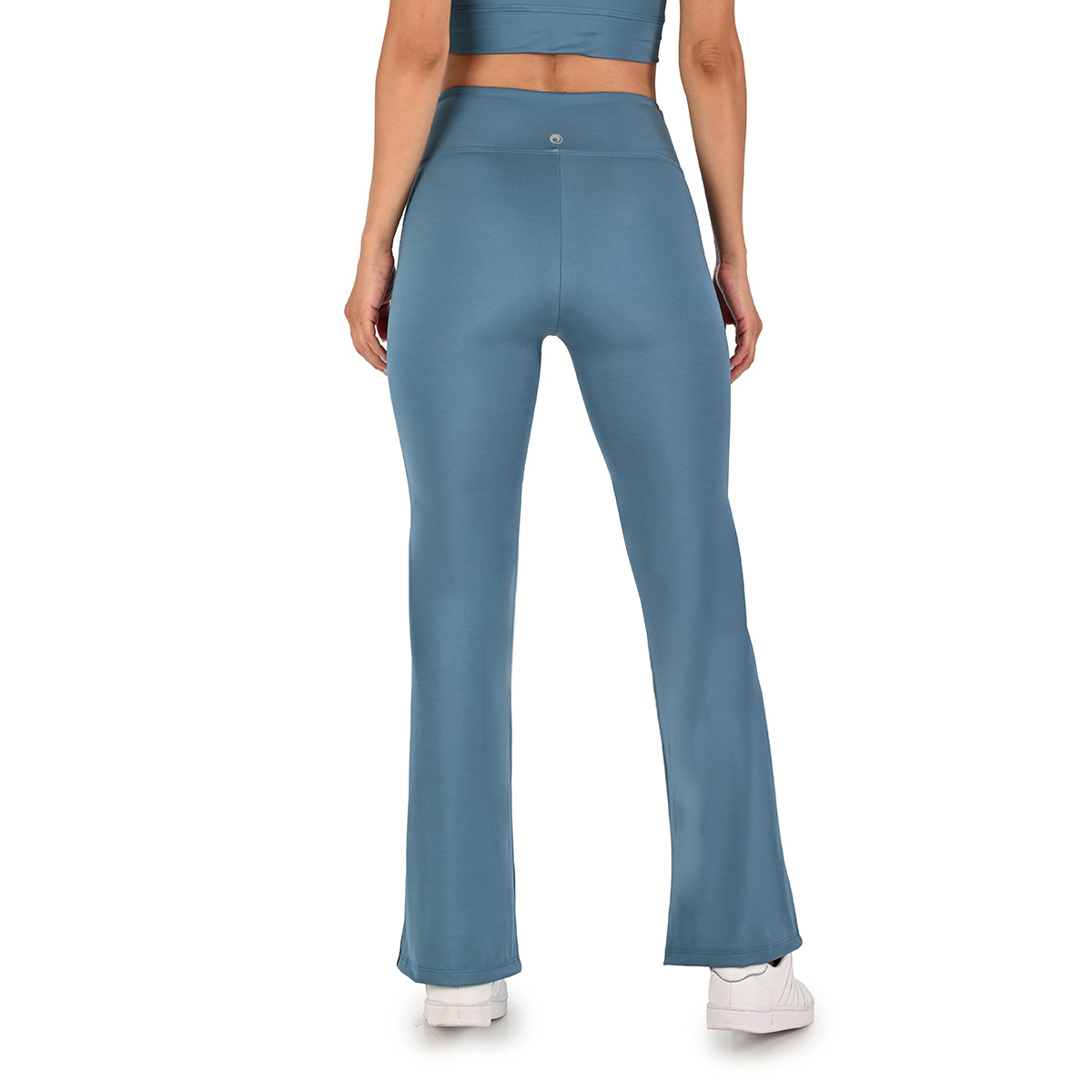 Leggins Deportivo Acampanado con Pretina Ancha Sho Shi Azul para Mujer image number null