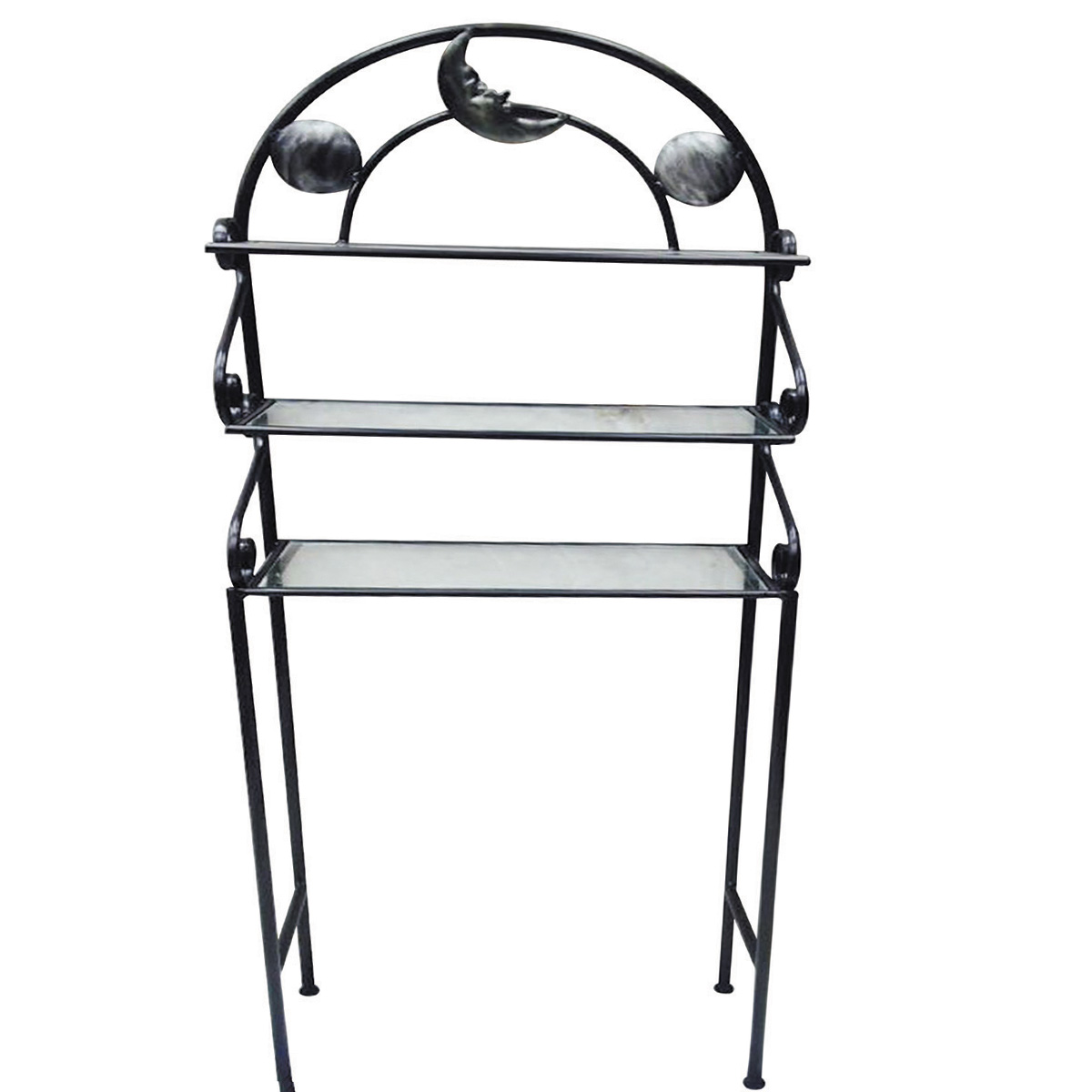 Rack Para Ba&ntilde;o Celeste Hierro Forjado image number null