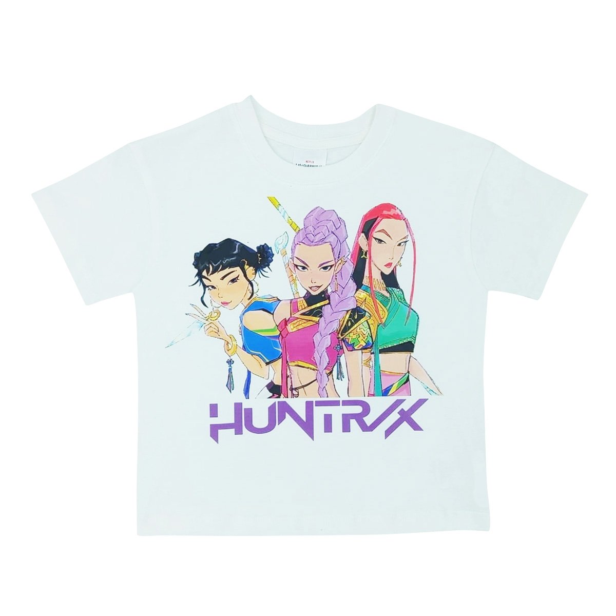 Playera con Dise&ntilde;o K Pop Demon Hunters Netlfix Manga Corta para Ni&ntilde;a image number null