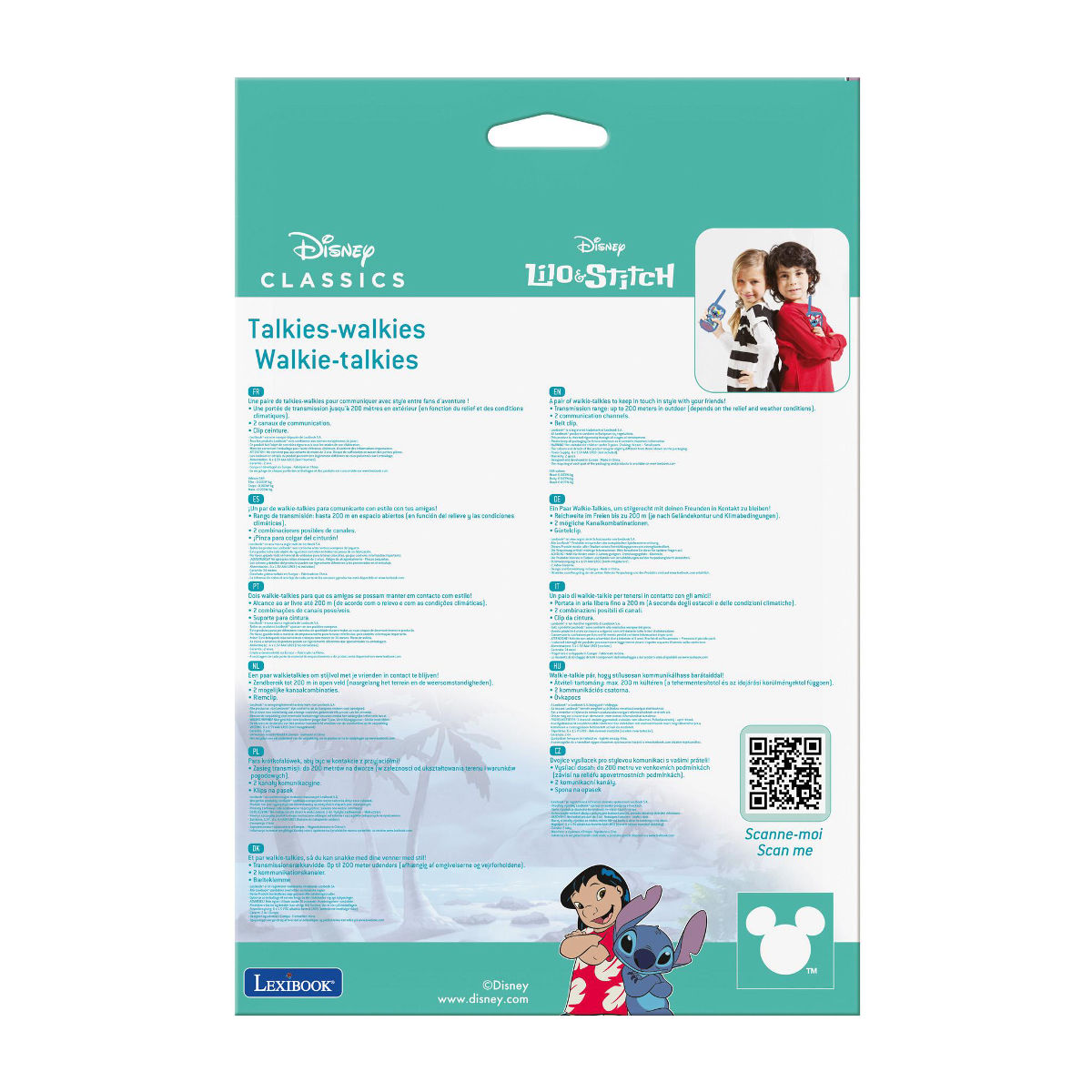 Walkie Talkies Stitch Lexibook image number null