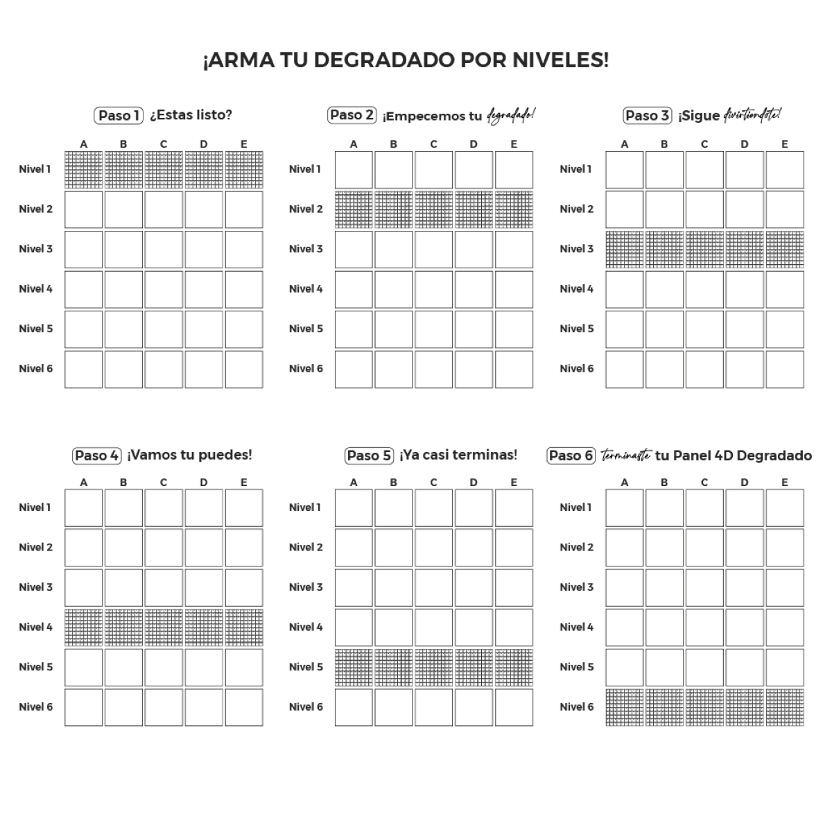 Panel 4D Waltz Azul Degradado 30x30cm Deco PVC image number null