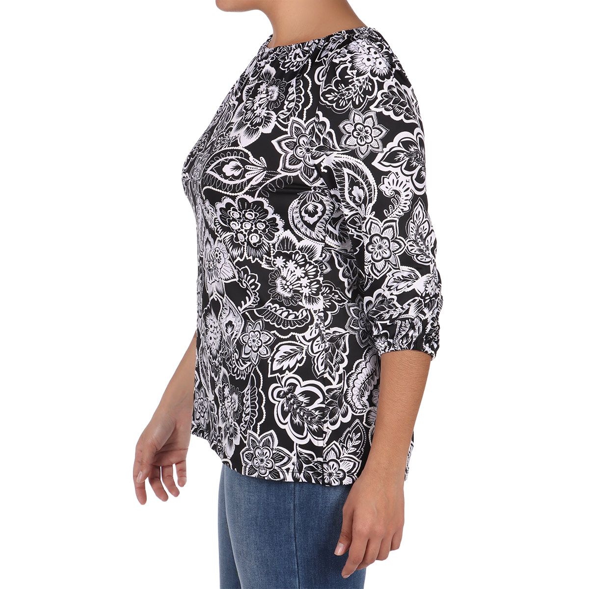Blusa Estampado Floral Manga 3/4 RUBY RD para Mujer image number null
