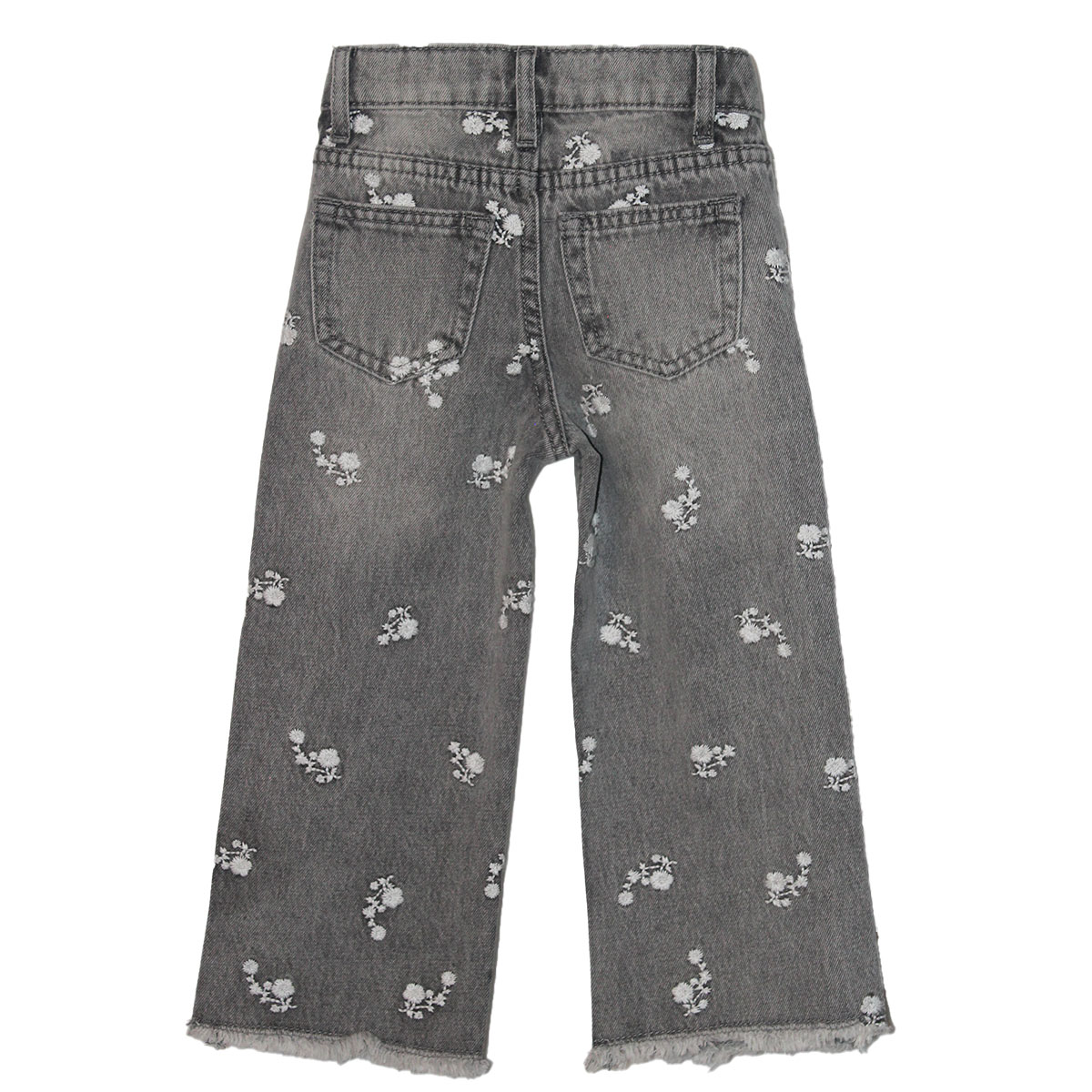 Jeans Flare Fukka con Dise&ntilde;o Bordado Flores para Beb&eacute; image number null