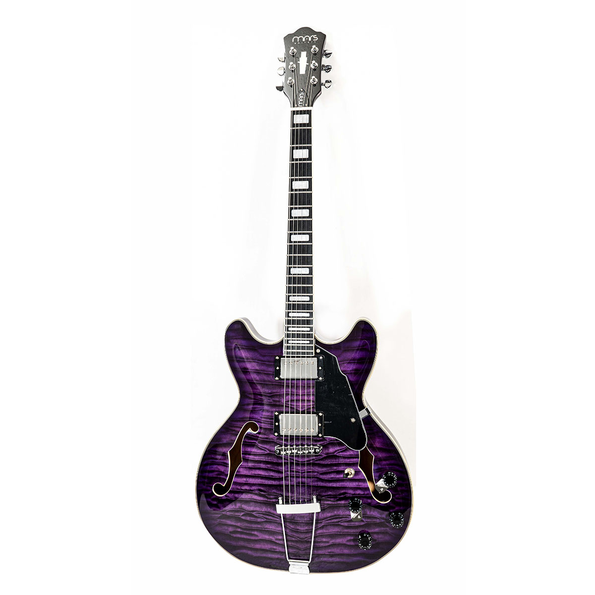 GUITARRA ELECTRICA MARS HB335CM MORADA image number null
