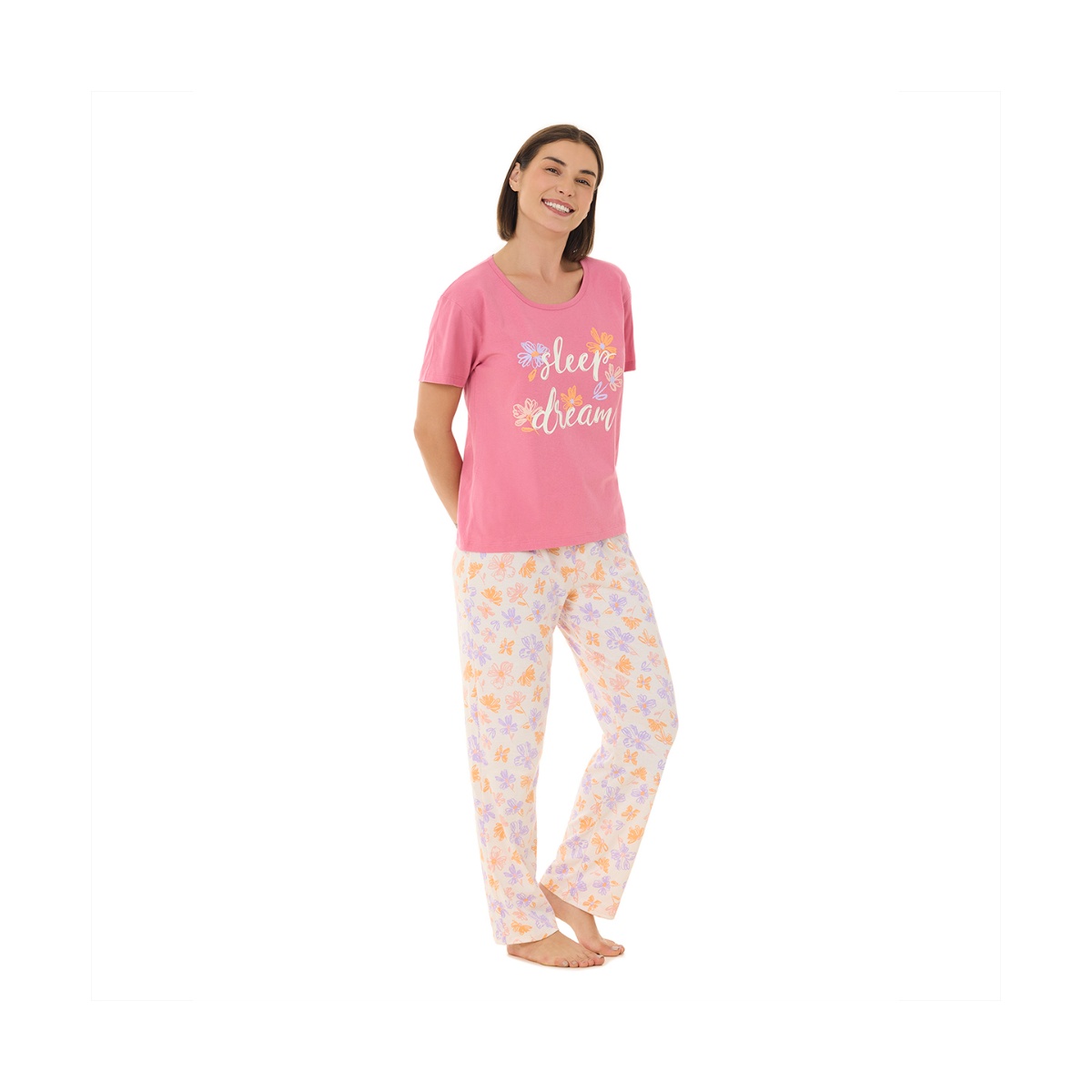 Pijama Pantal&oacute;n Tops & Bottoms Para Mujer image number null