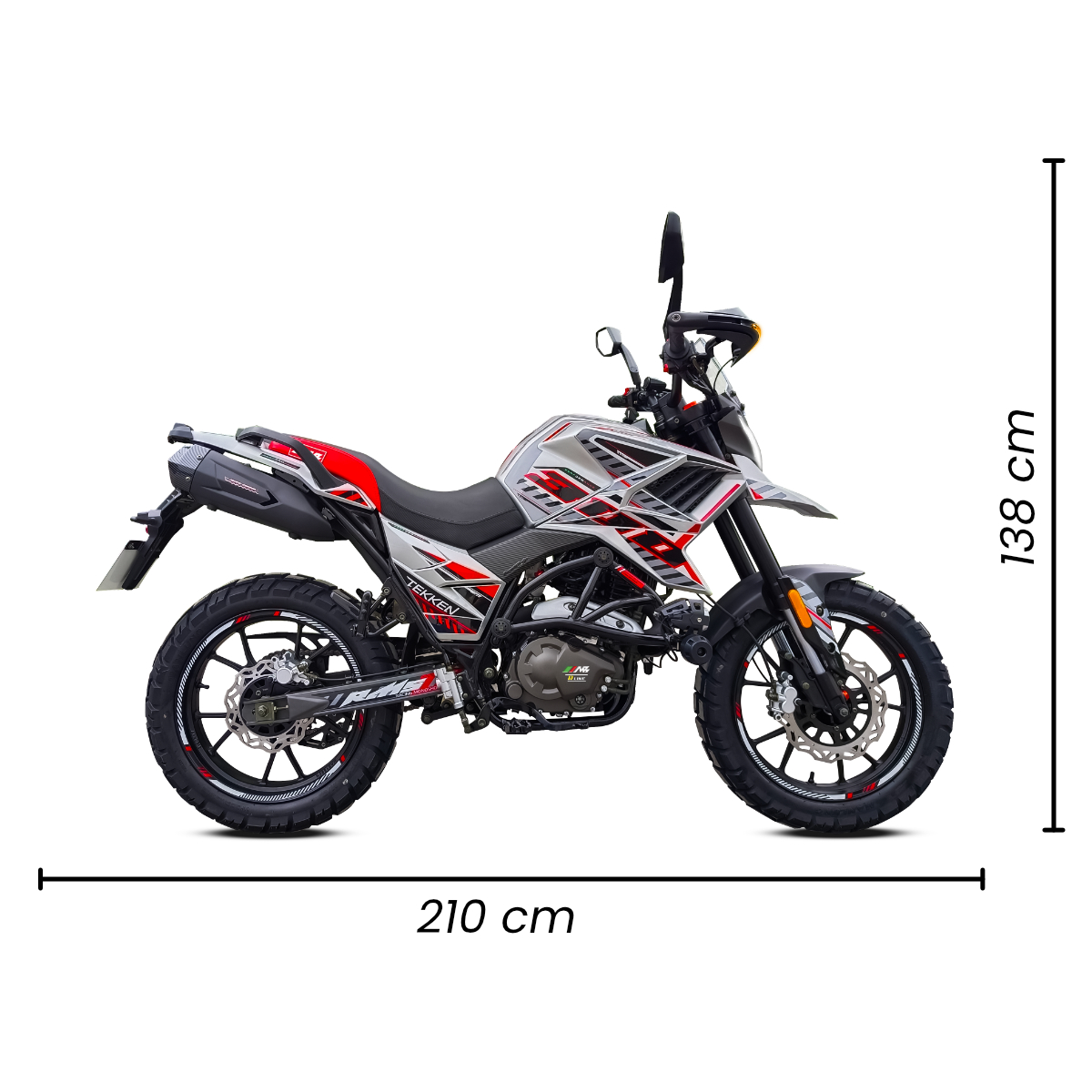 MOTOCICLETA MB TEKKEN PERFORMANCE 300 CC GRIS 2026 image number null