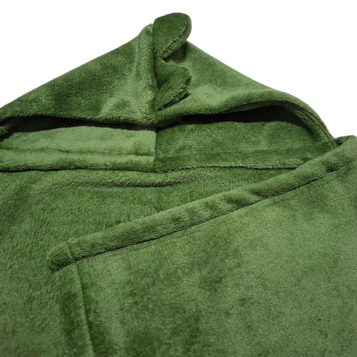 Cobija con Gorro Cary Dinosaurio 80x100 cm Verde image number null