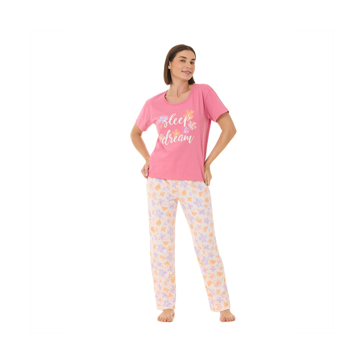 Pijama Pantal&oacute;n Tops & Bottoms Para Mujer image number null