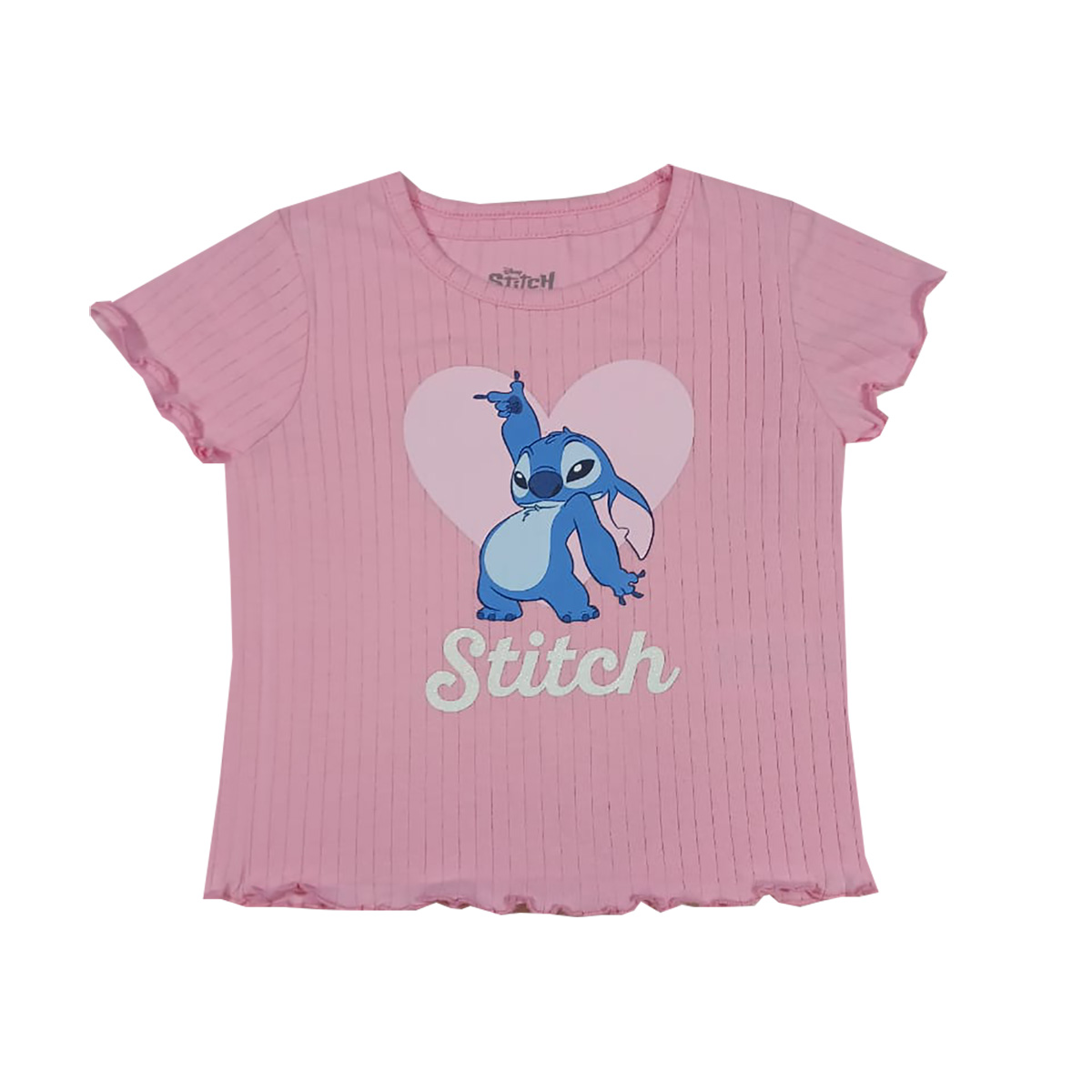 Playera Manga Corta Stitch para Ni&ntilde;a image number null