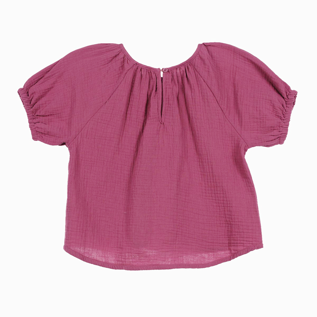 Blusa Cuello Redondo Manga Corta Muselina Jeanious Ni&ntilde;a image number null