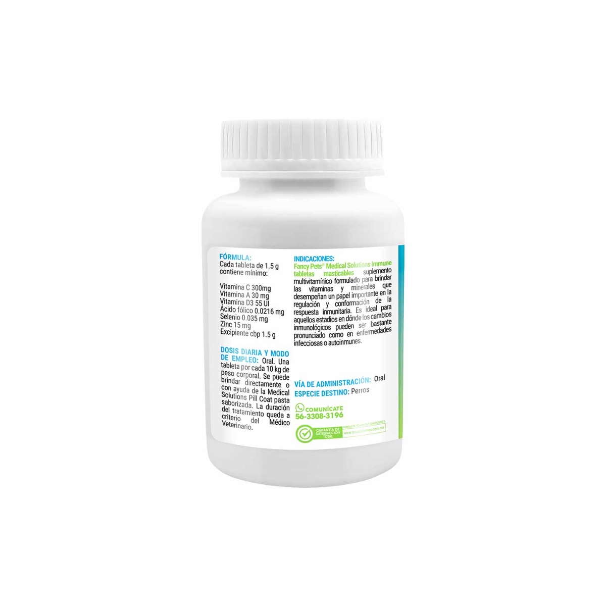 Immune Tabletas Masticables P/ Perros 60 Tab image number null