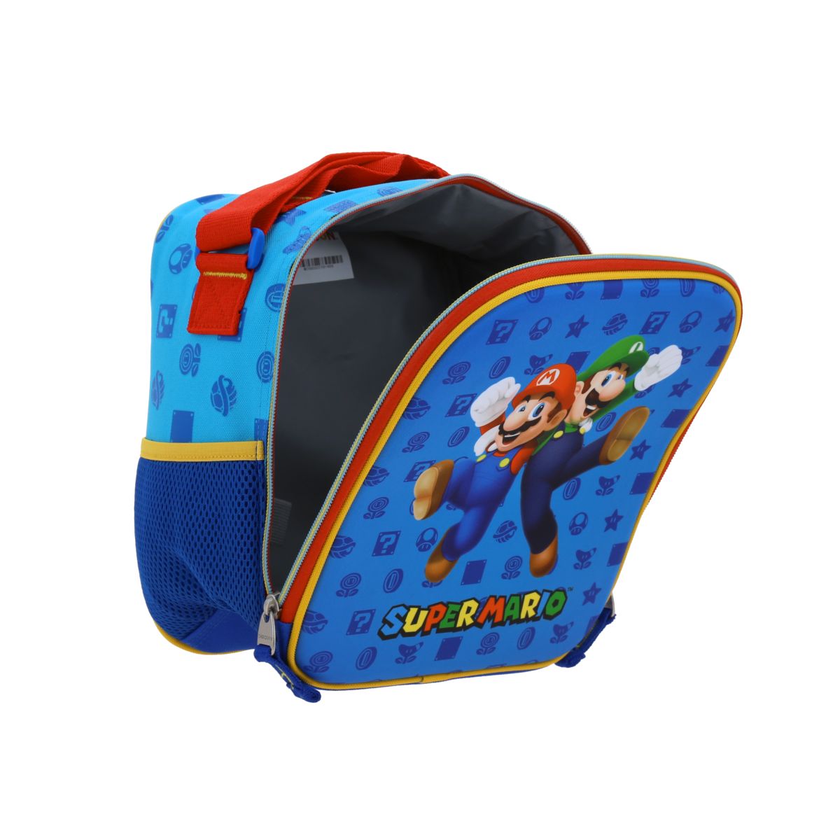 Lonchera Azul Oblic Mario Bros image number null