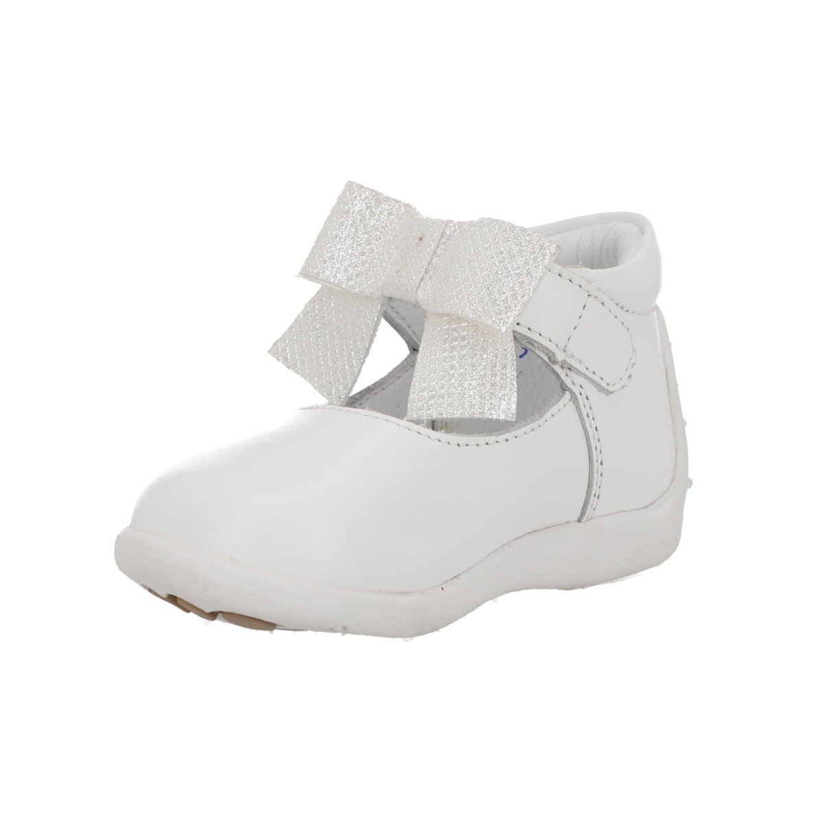 Zapato Blanco Ceremonia Andanenes con Aplicaci&oacute;n Mo&ntilde;o para Beb&eacute; Ni&ntilde;a image number null