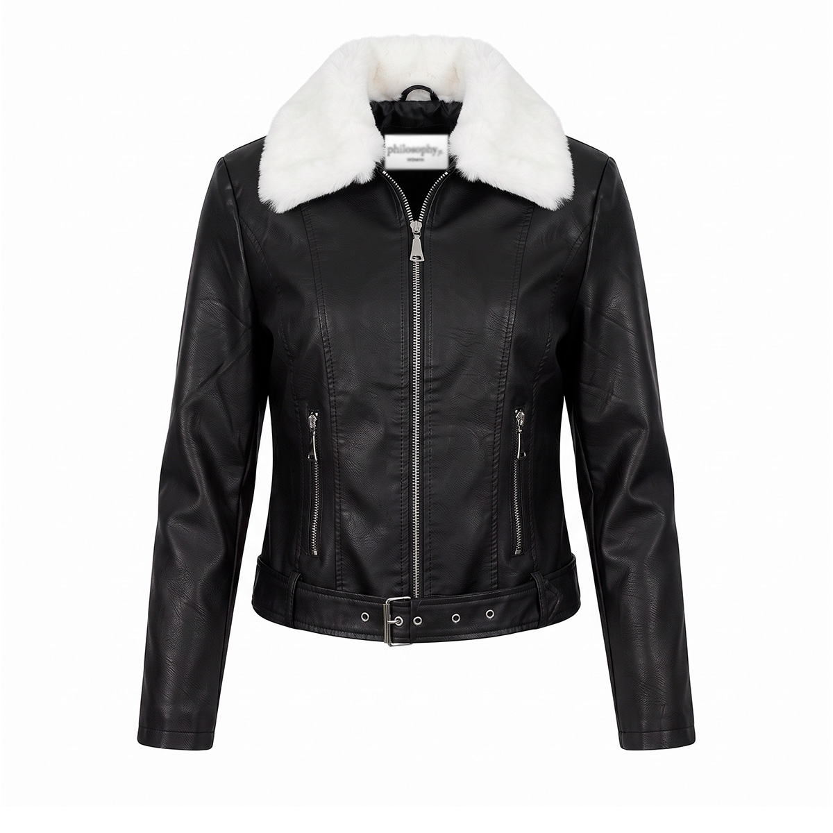 Chamarra Cuello Con Pelo Philosophy Jr Petite Para Mujer Petite image number null