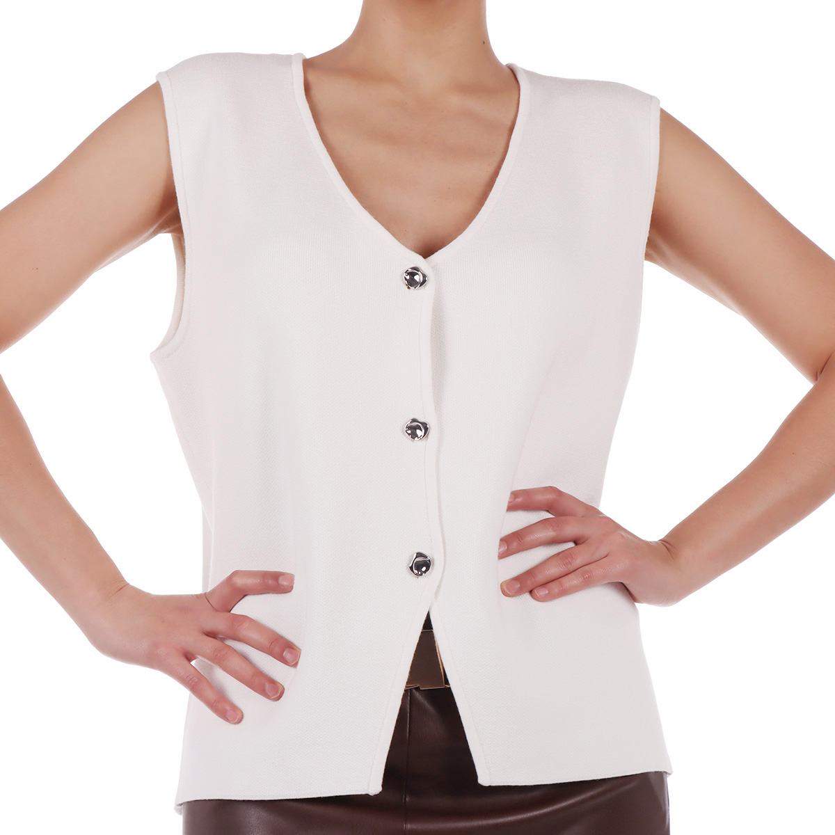 Chaleco Tejido Fukka para Mujer Curvy image number null