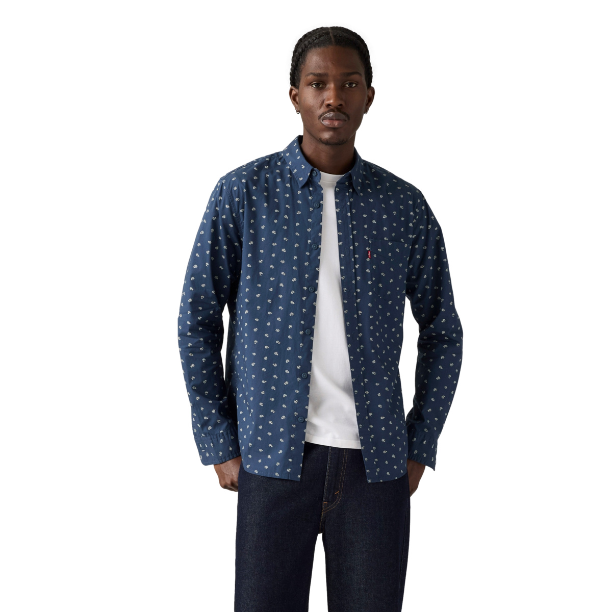 Camisa Prints Regular Fit Levi's Manga Larga para Hombre image number null
