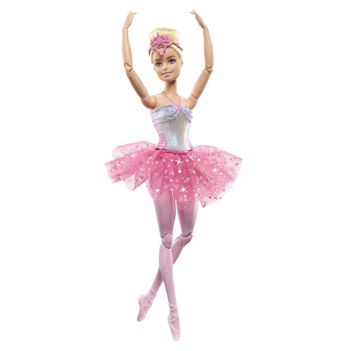 Barbie Fantas&iacute;a Mu&ntilde;eca Bailarina Luces Brillantes Tut&uacute; Rosa image number null