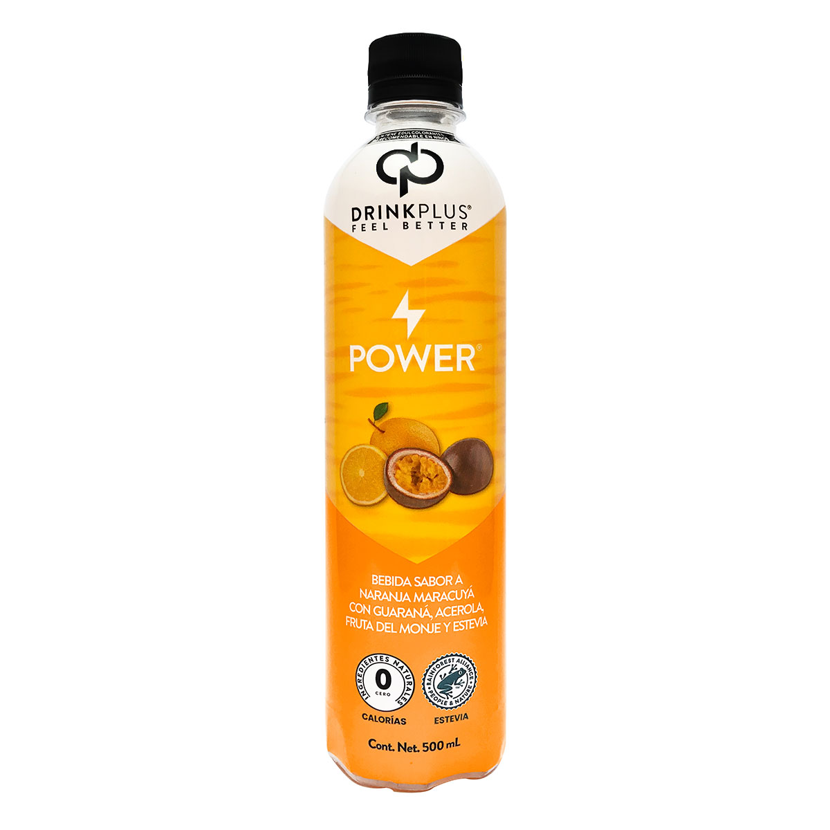 &nbsp;Bebida Drinkplus Power Sabor Naranja Maracuya 500 ml image number null