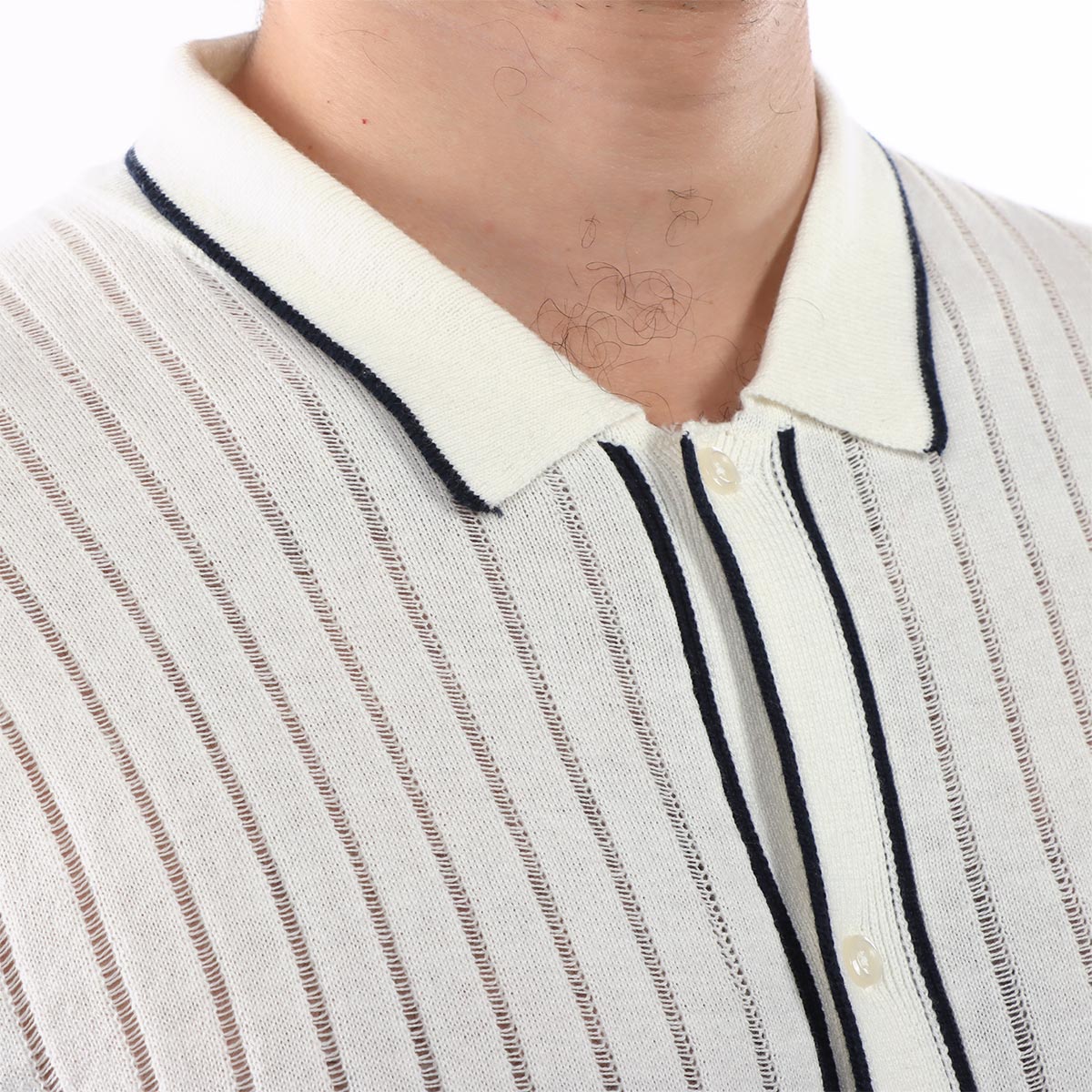 Su&eacute;ter Estilo Cardigan Textura Acanalada JNS para Hombre image number null