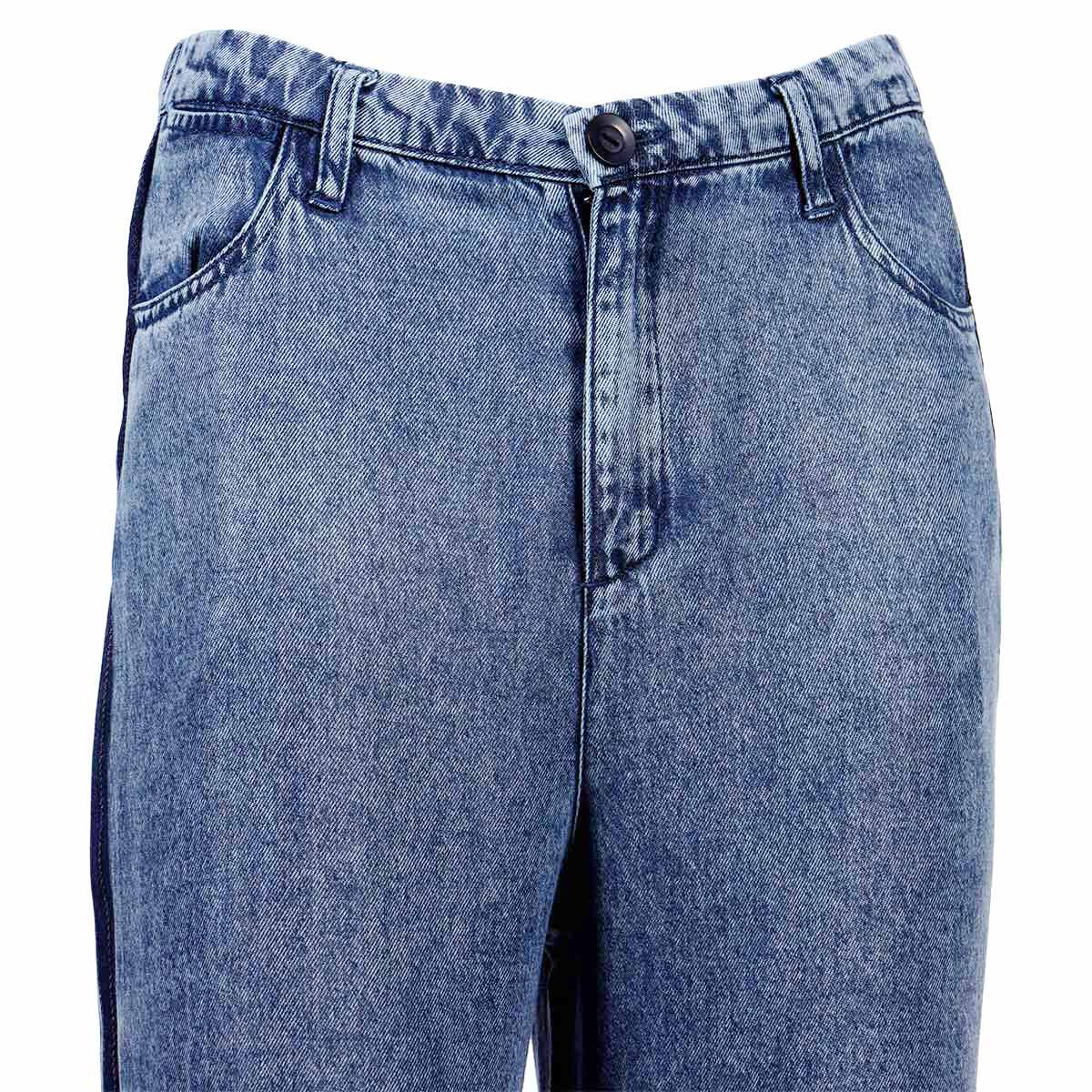 Jeans Wide Leg Black Tape para Mujer image number null