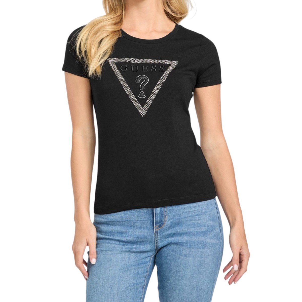 Playera Manga Corta Guess Factory Para Mujer image number null