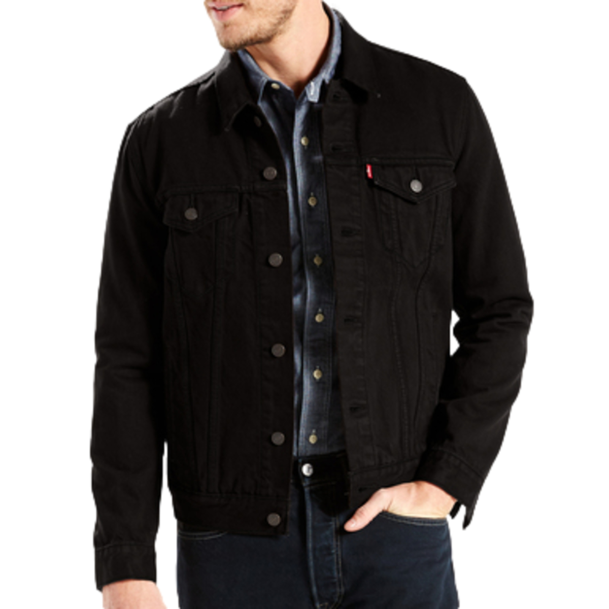 Chamarra Cl&aacute;sica Trucker Levi's en Mezclilla para Hombre Plus image number null