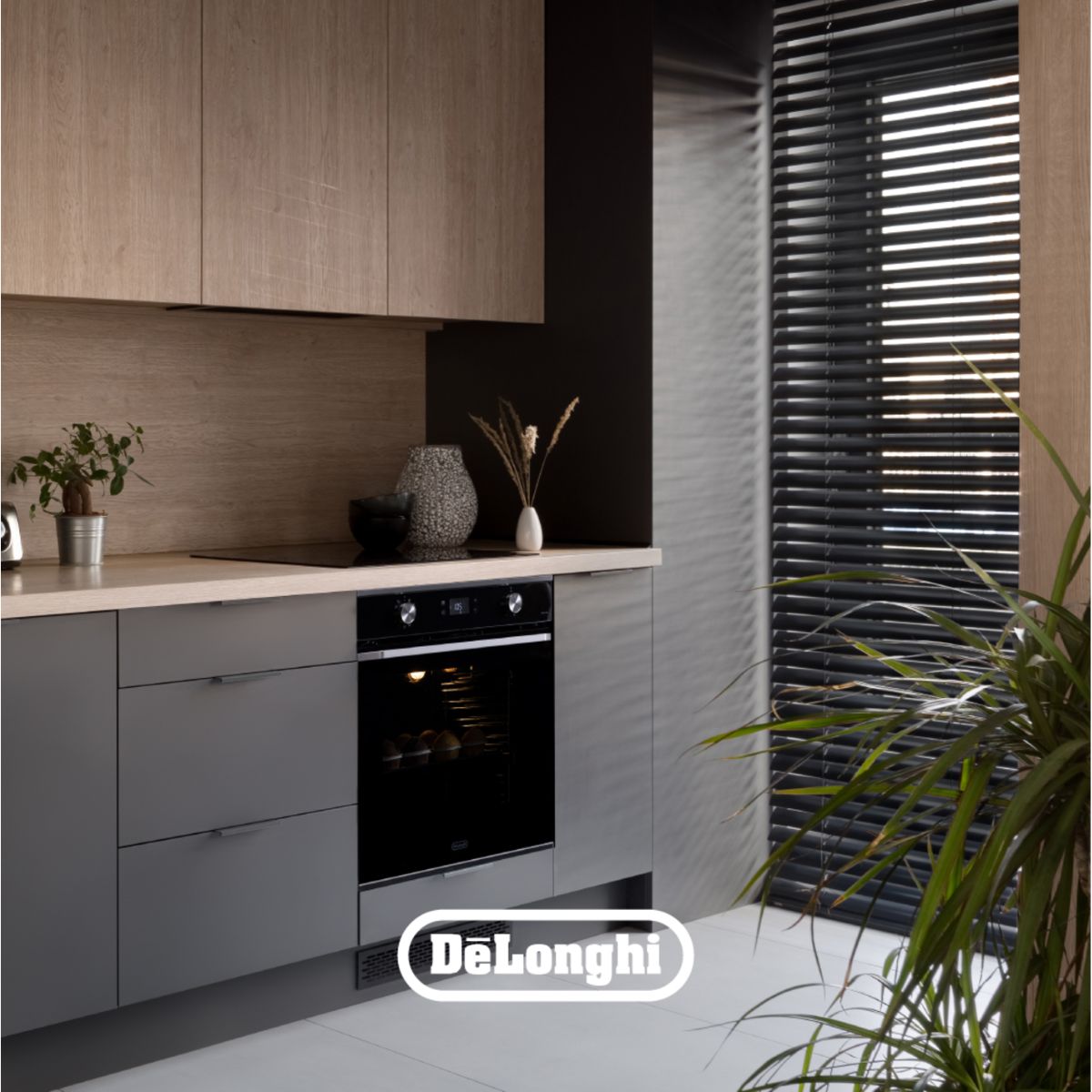 Horno De Longhi de Gas Life Line con Convecci&oacute;n, Grill y Rosticero 60 cm image number null