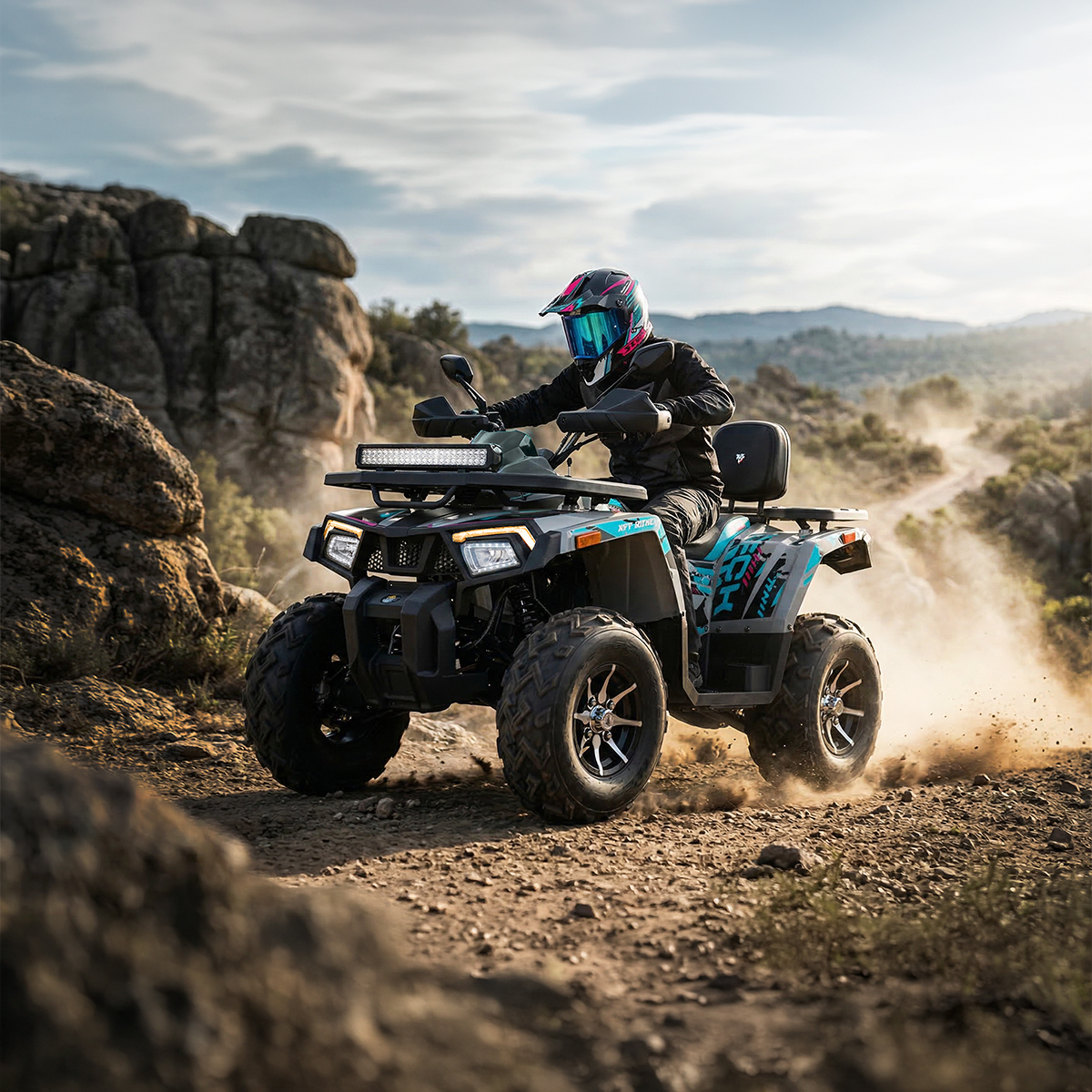 Cuatrimoto Mb Glock 200Cc Gt Line Azul 2027 image number null
