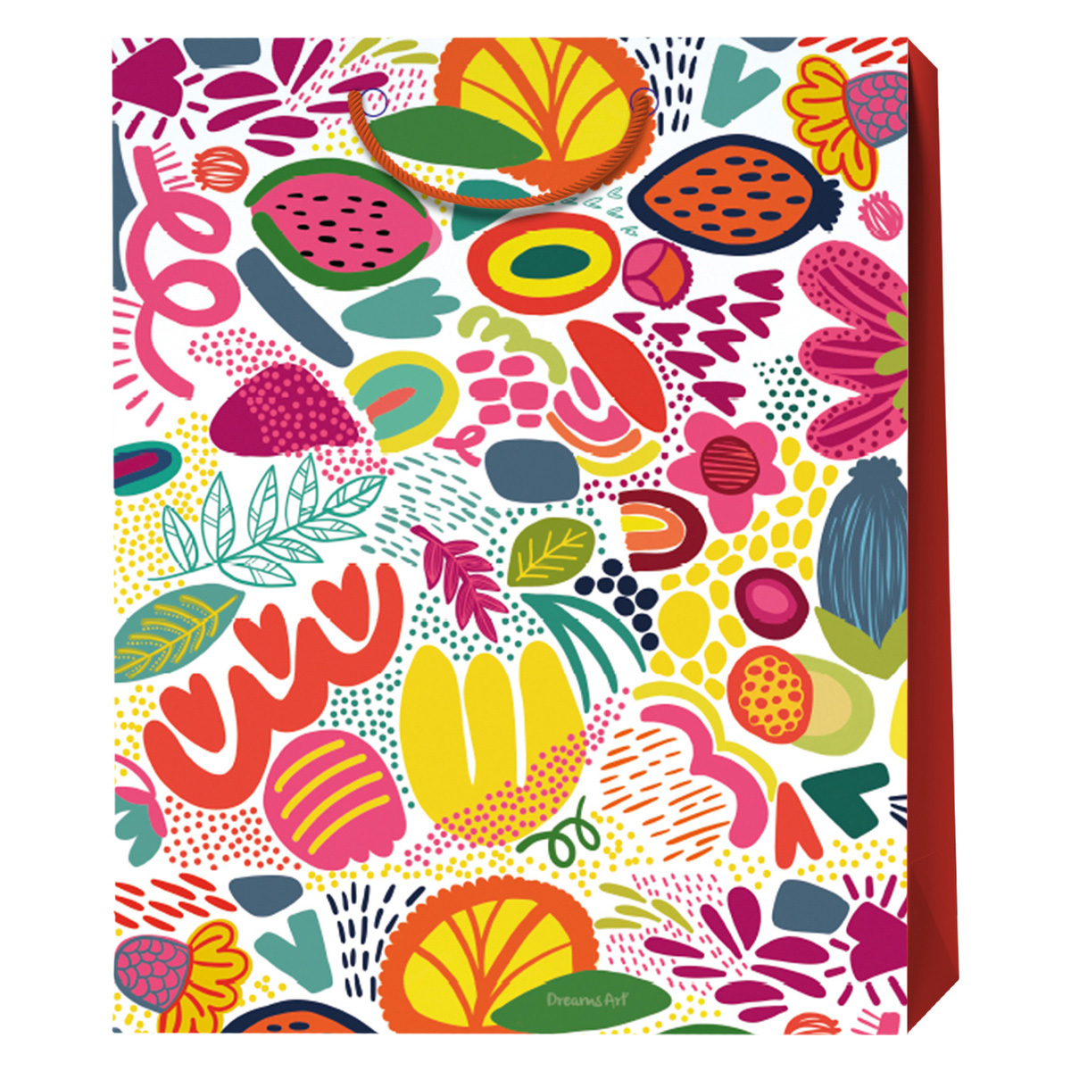 Bolsa de Regalo Mediana Flores Mate Varios Modelos 1 Pieza image number null