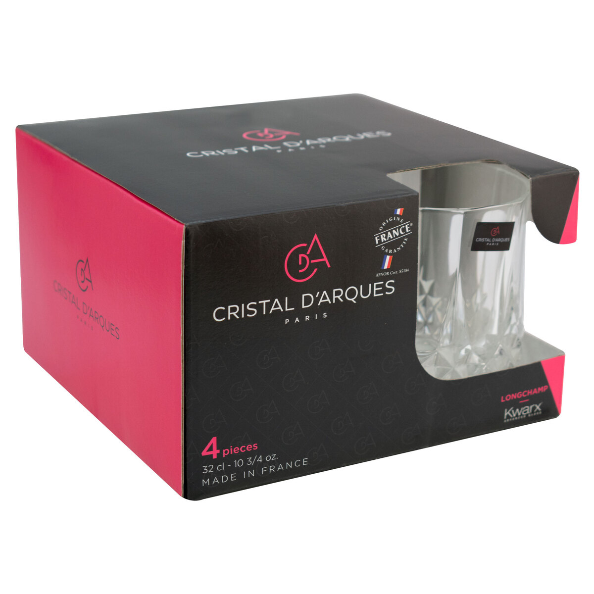 Juego De 4 Vasos Old Fashion CRISTAL D&acute;ARQUES image number null