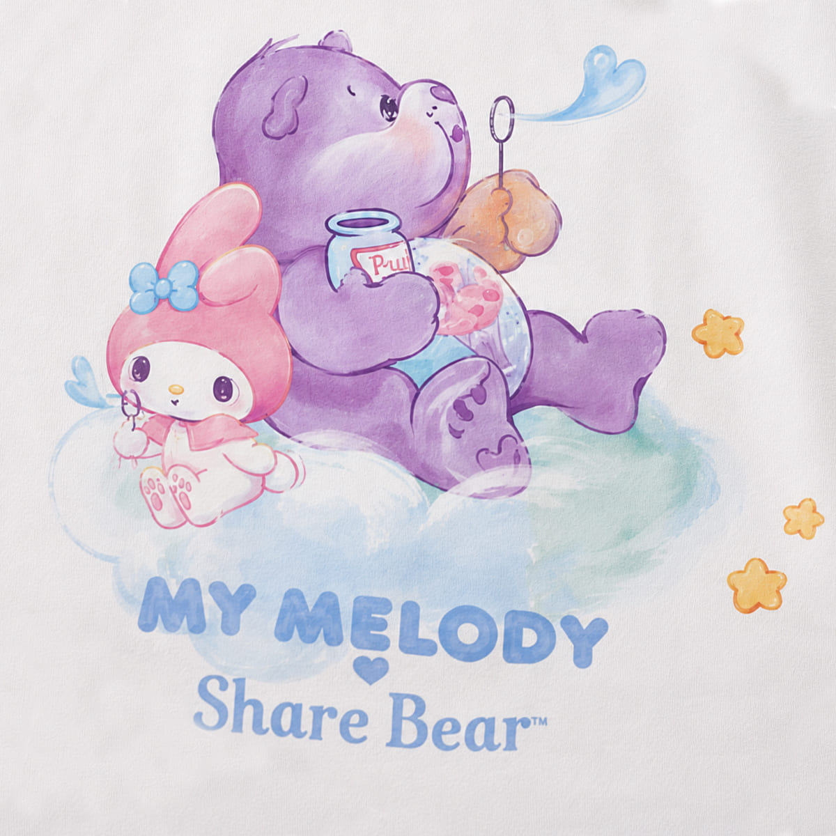 Pijama de Playera Manga Larga Share Bear X Hello Kitty para Ni&ntilde;a image number null
