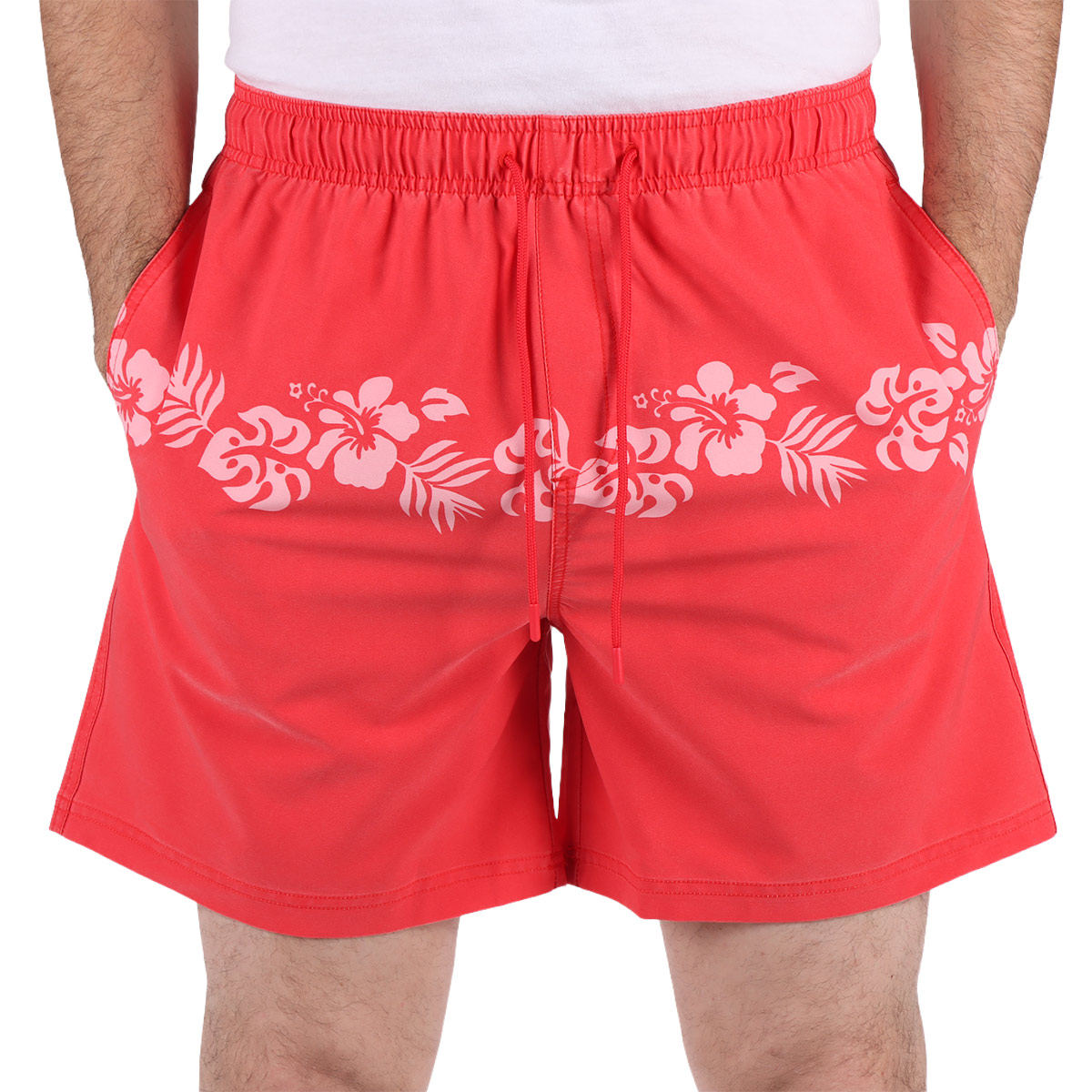 Traje de Ba&ntilde;o Short Estampado Tropical Fukka para Hombre image number null