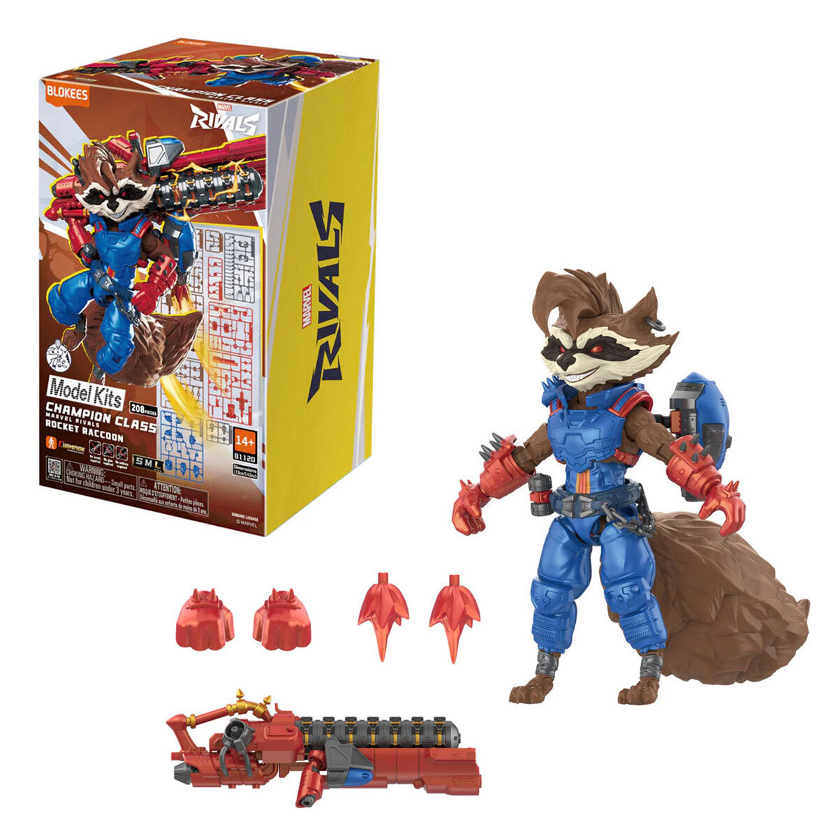 Figura de Acci&oacute;n Marvel Rivals Champion Class Rocket Raccoon 81120 image number null