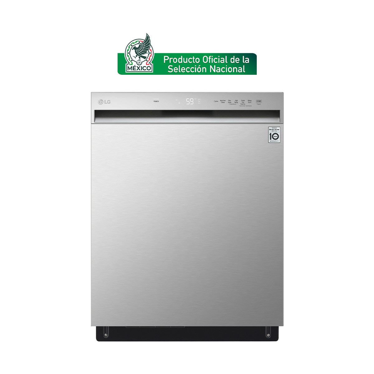 Lavavajillas LG QuadWash de Empotre Acero Inoxidable LDFN3432T image number null