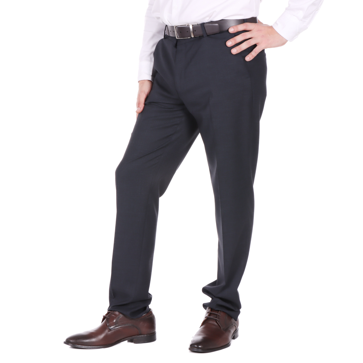 Pantal&oacute;n Formal Hombre Carlo Corinto Slim Fit Negro image number null