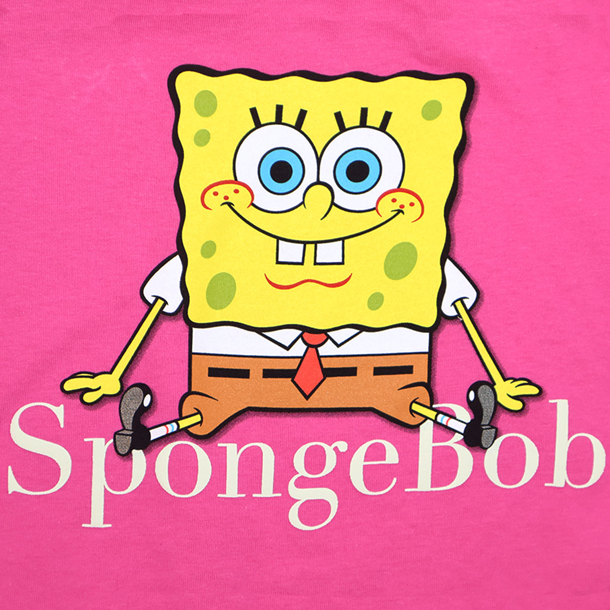 Pijama Manga Corta Bob Esponja para Ni&ntilde;a image number null