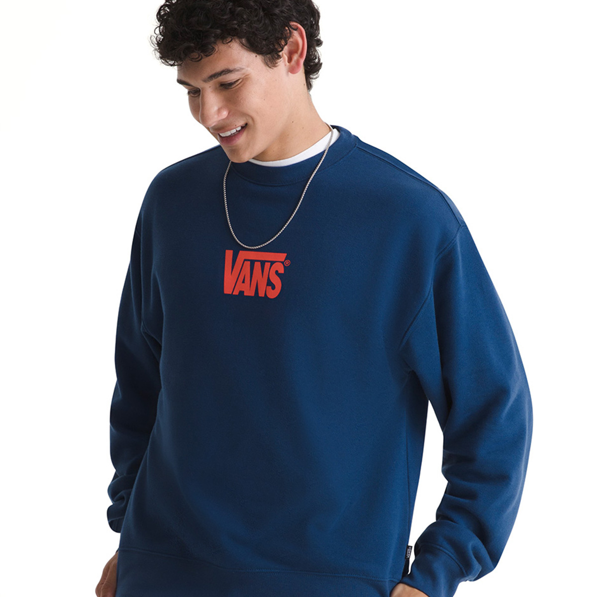 Sudadera con Dise&ntilde;o Vans Cuello Redondo para Hombre image number null