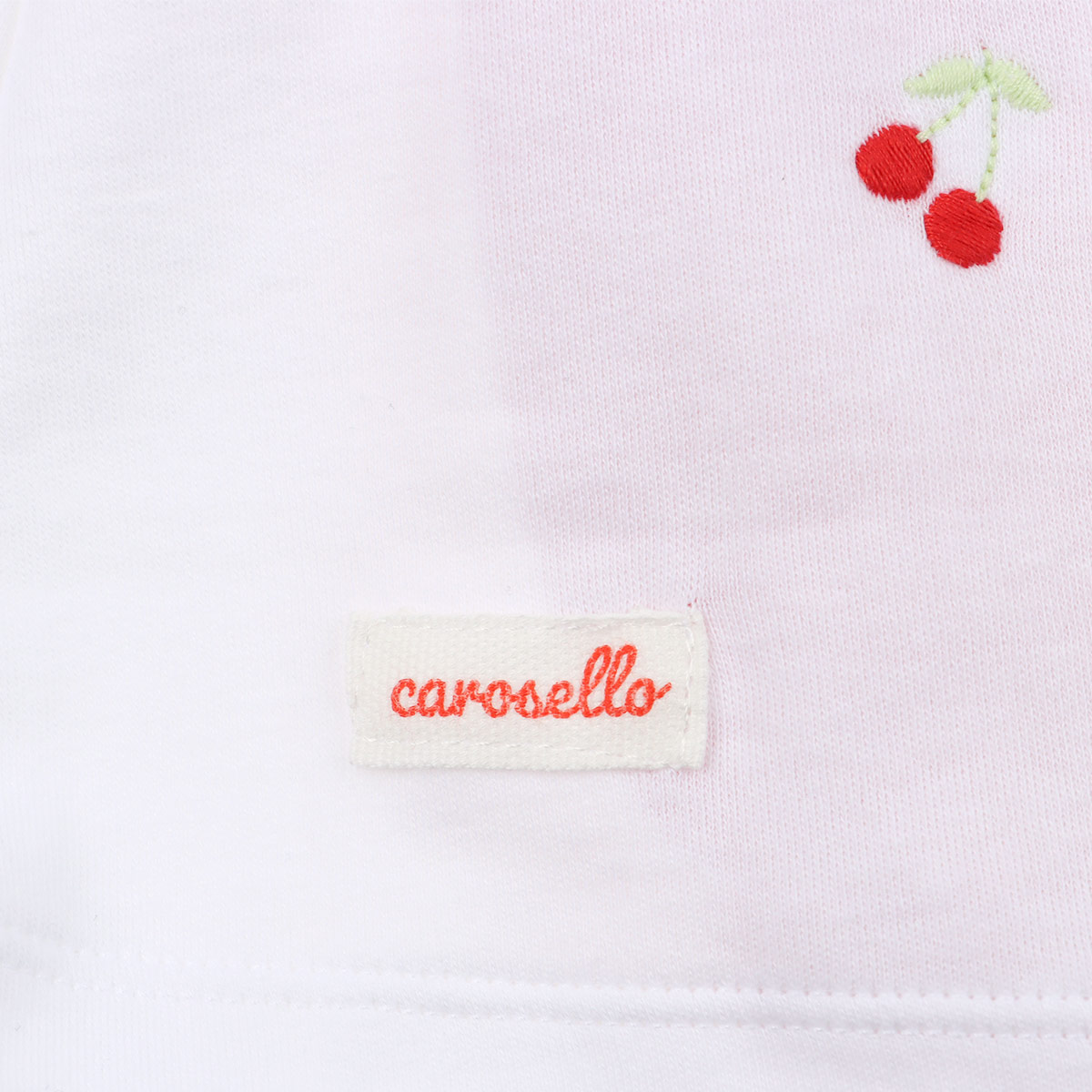 Vestido Cerezas Algod&oacute;n Bloomer Carosello Beb&eacute; Ni&ntilde;a image number null